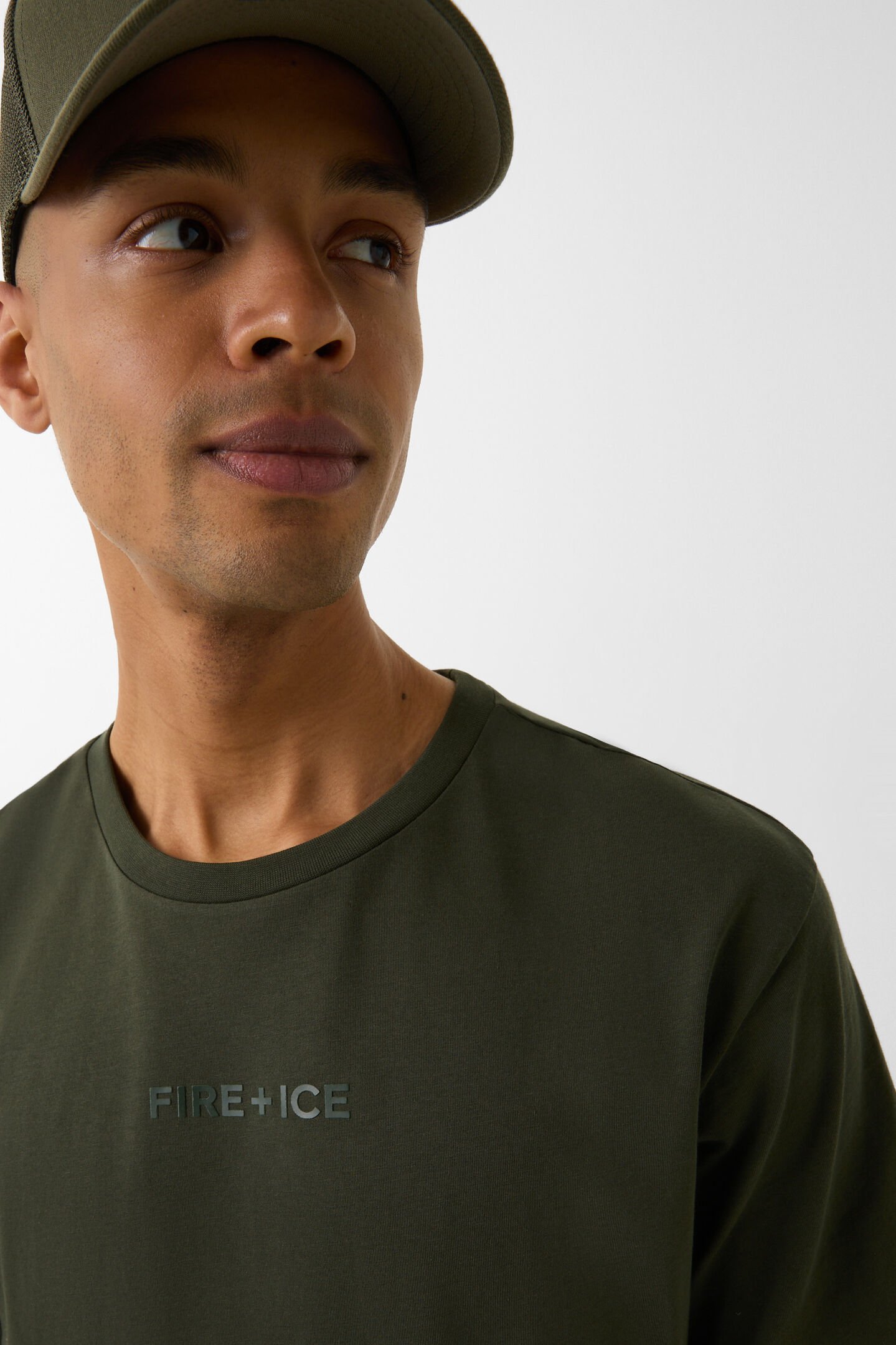 T-Shirt Mick Oliv-Grün