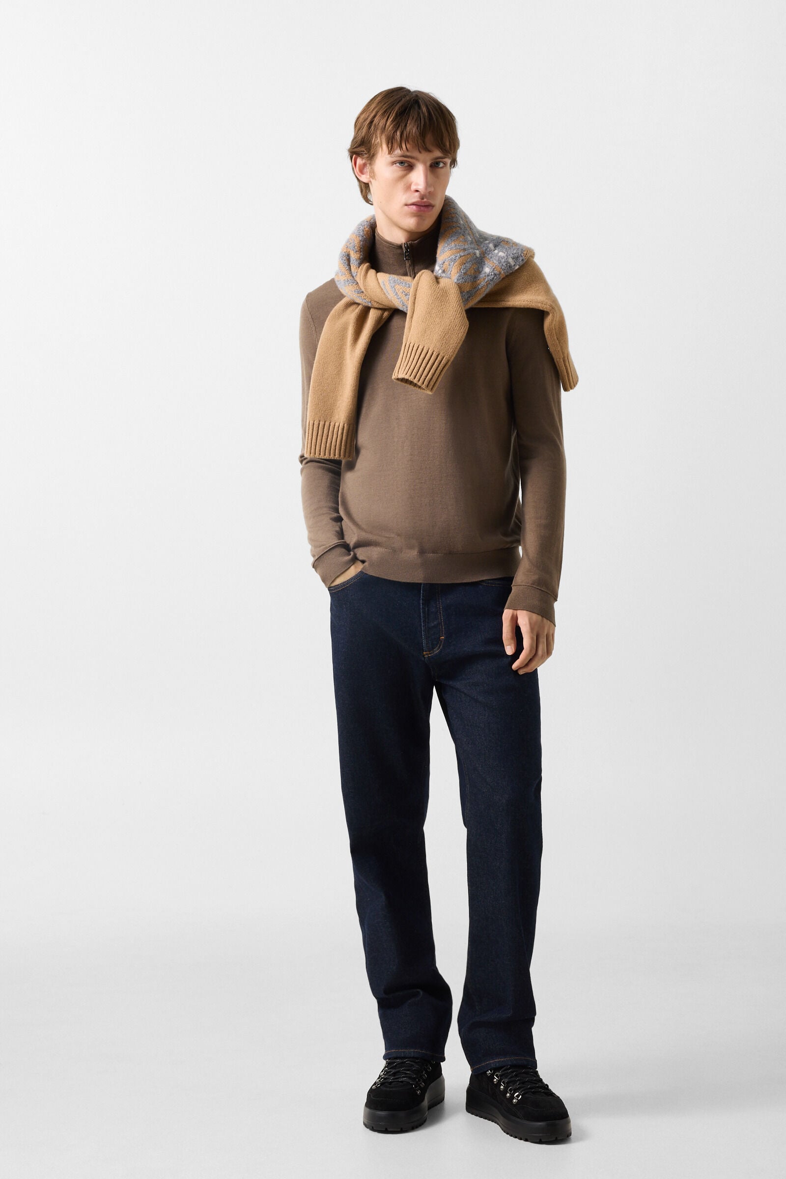 Ouri virgin wool jumper Brown