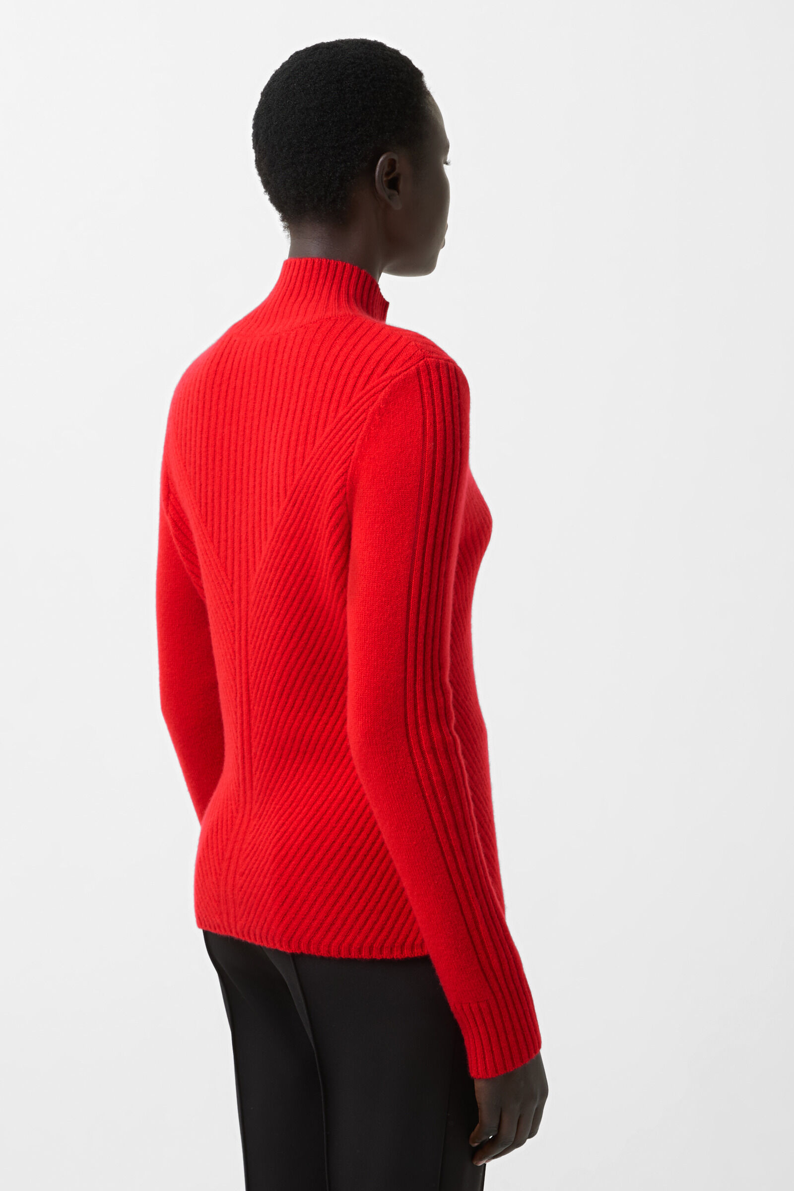 Shannon cashmere troyer Red