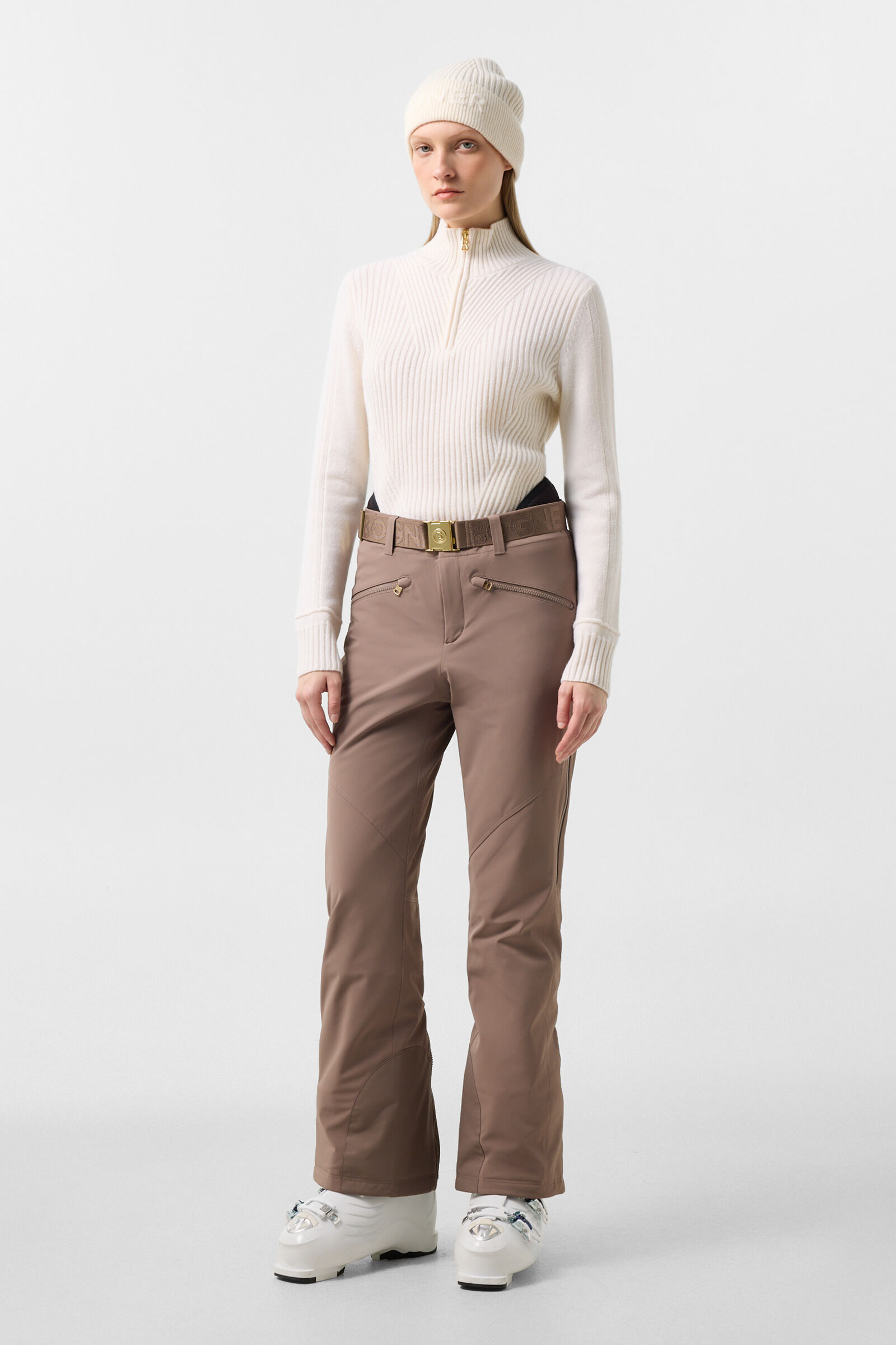 Camila Cashmere Turtleneck Off-White