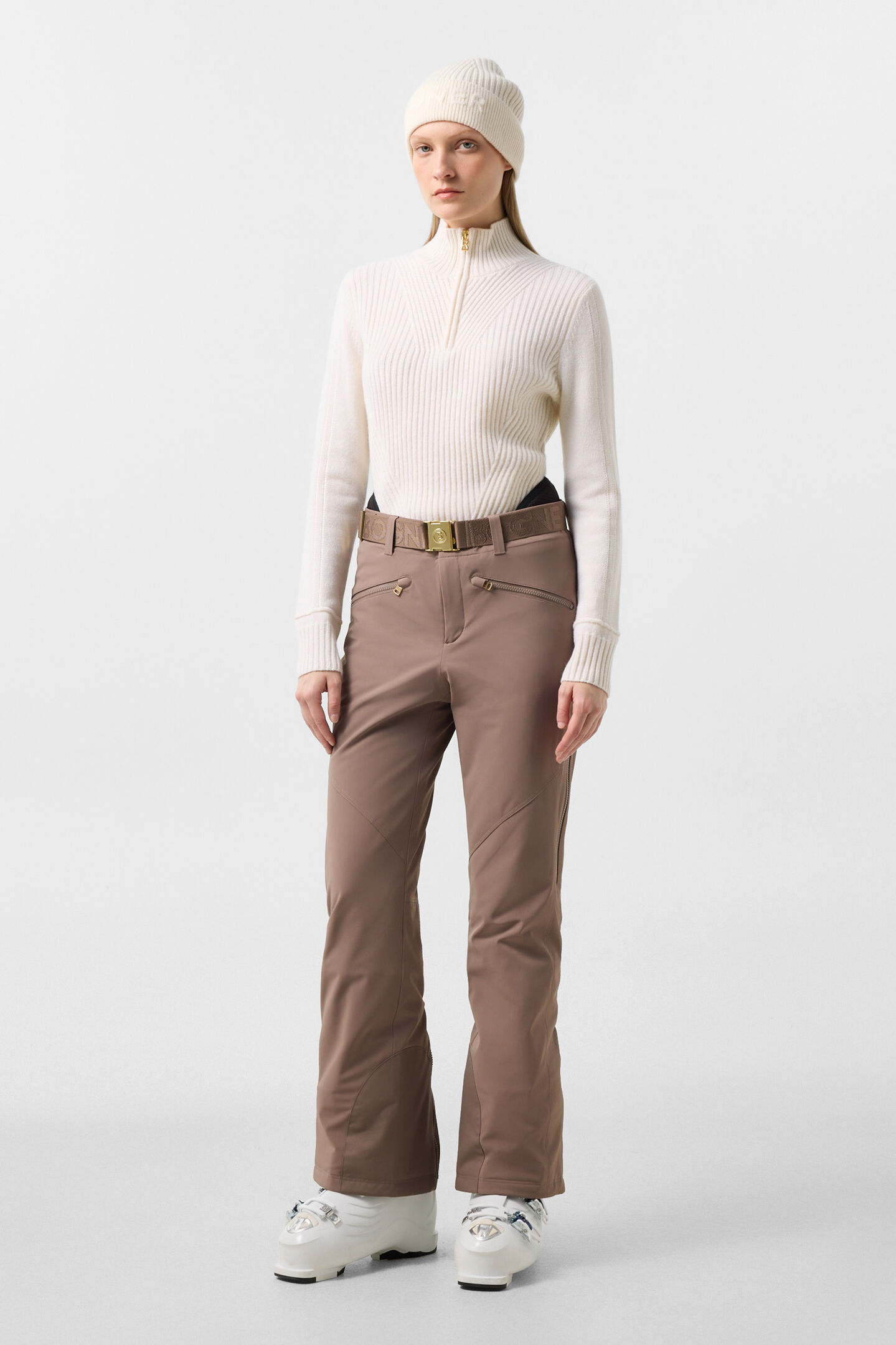 Camila Cashmere Turtleneck Off-White