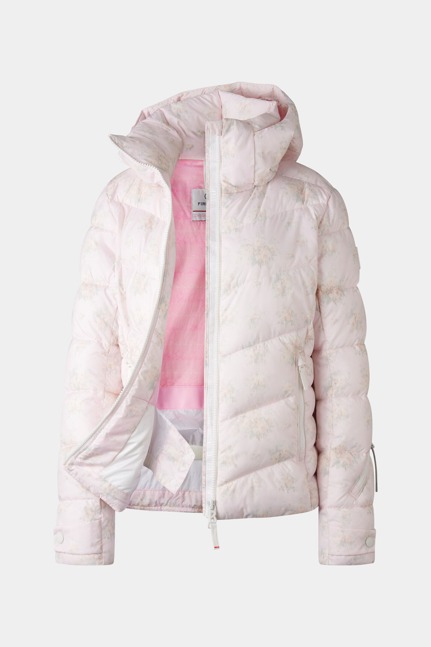 Saelly quilted jacket Pink
