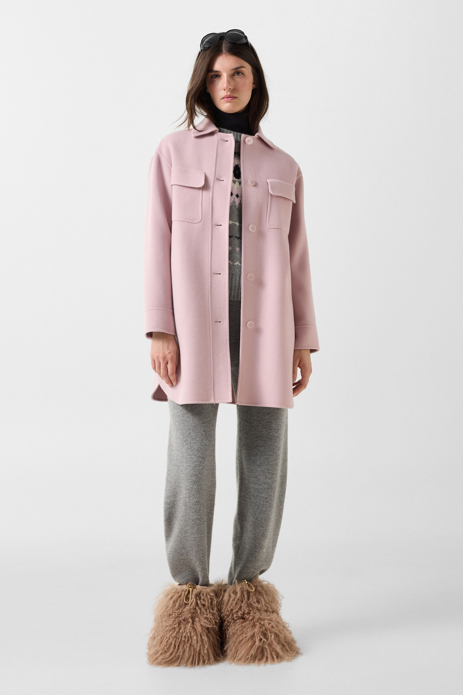 Tory Reversible Jacket Ros&eacute;