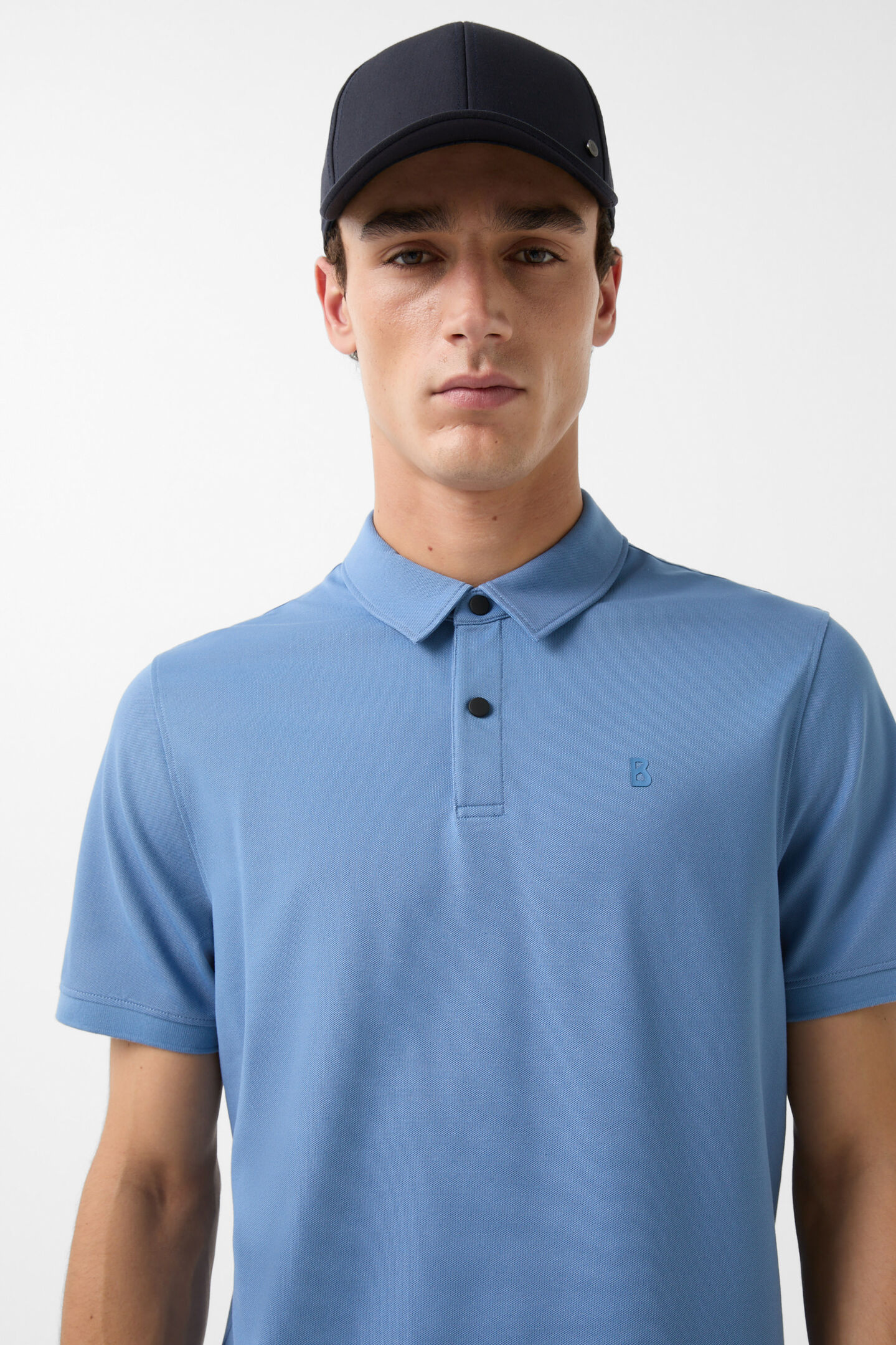 Polo-Shirt Timo Nebelblau