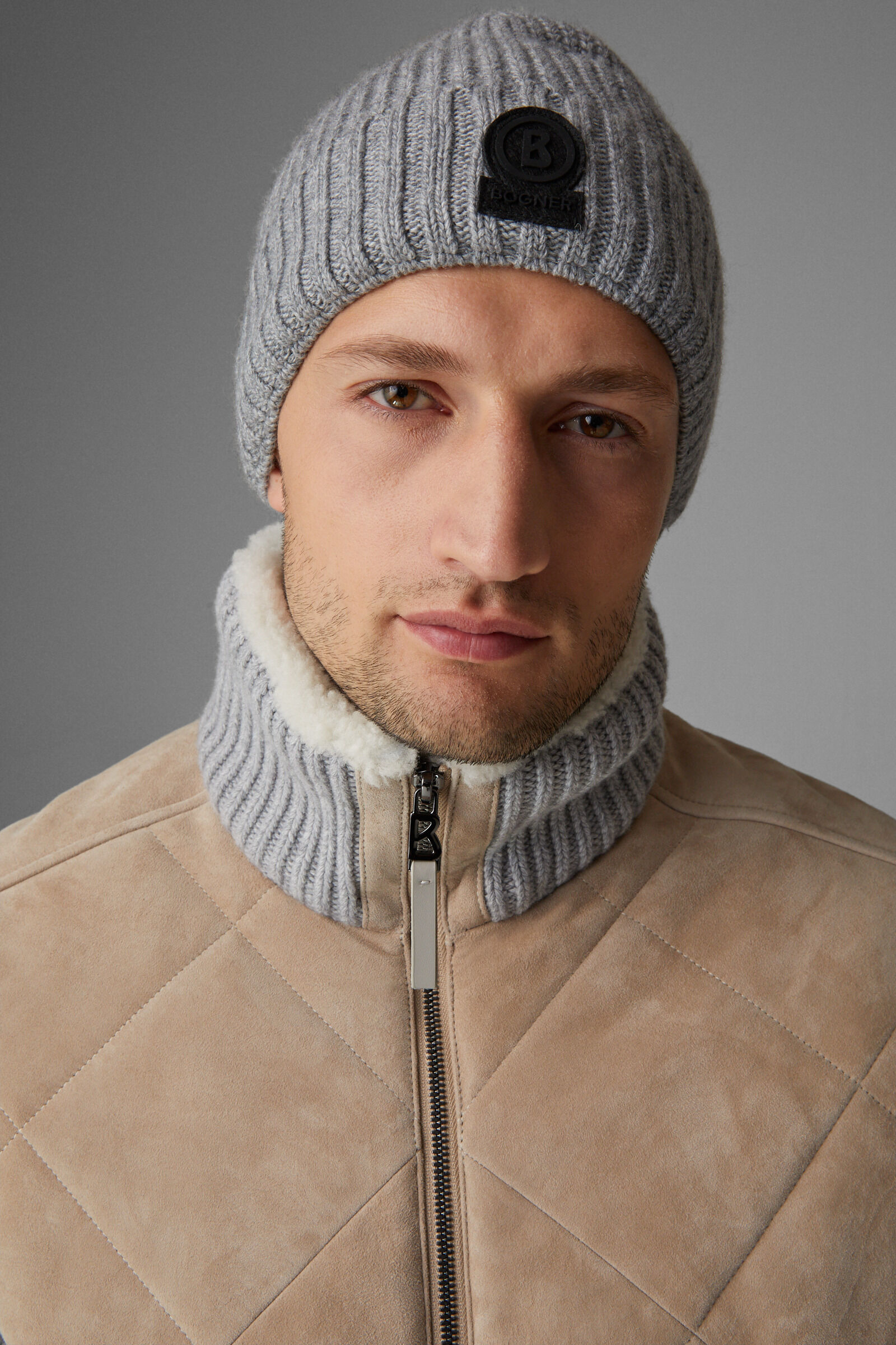 Sandro alan on sale shearling jacket