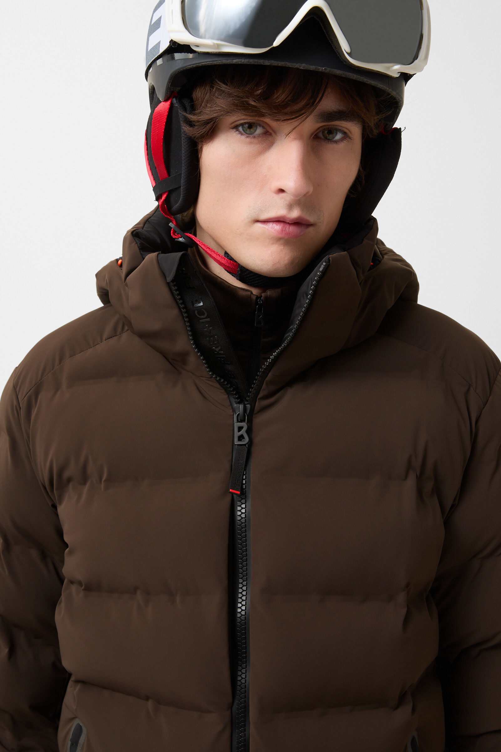 Tec-Luka ski jacket Chocolate