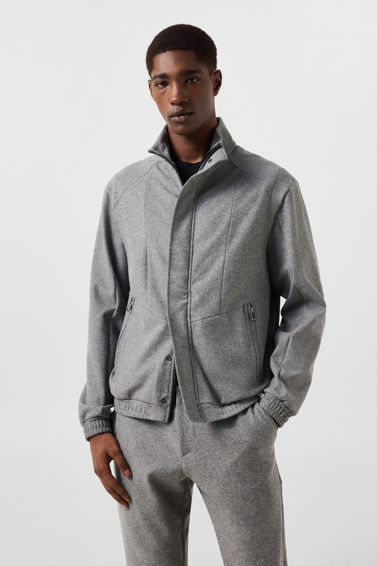 Bradley Flannel Jacket Grey