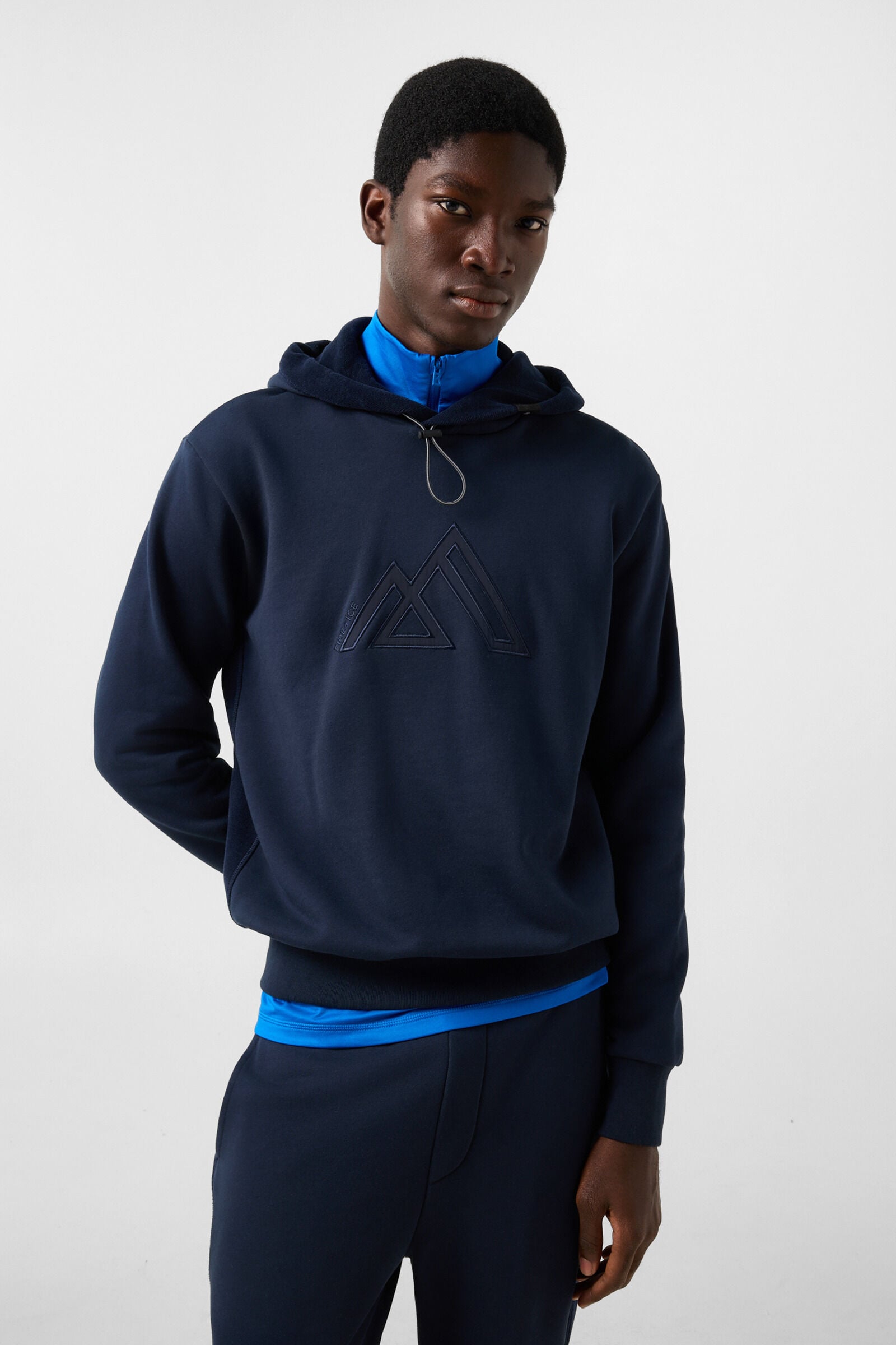 Baumwoll-Hoodie Kristan Navy