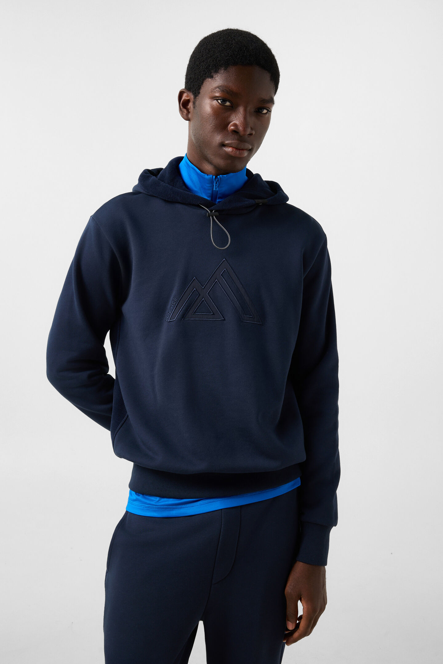 Baumwoll-Hoodie Kristan Navy