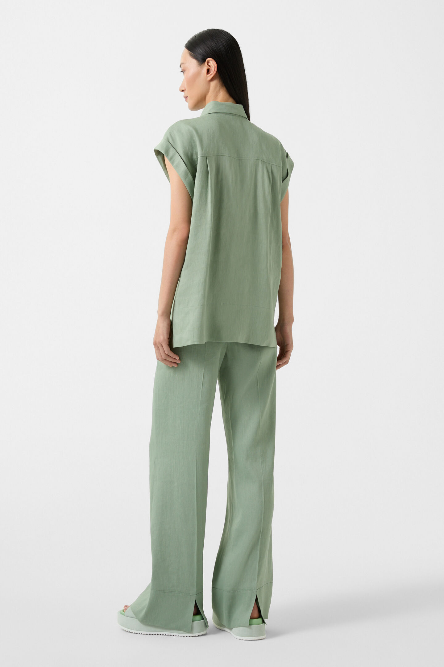 Rosalie blouse Eucalyptus