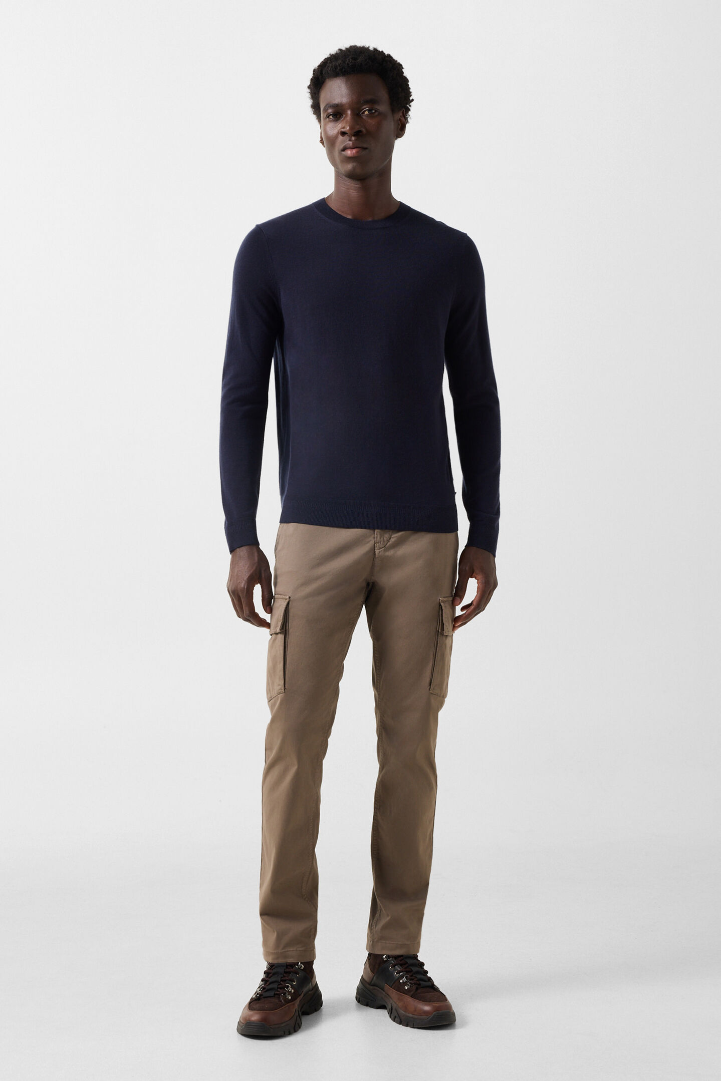 Pull en laine vierge et cachemire Ole Marine