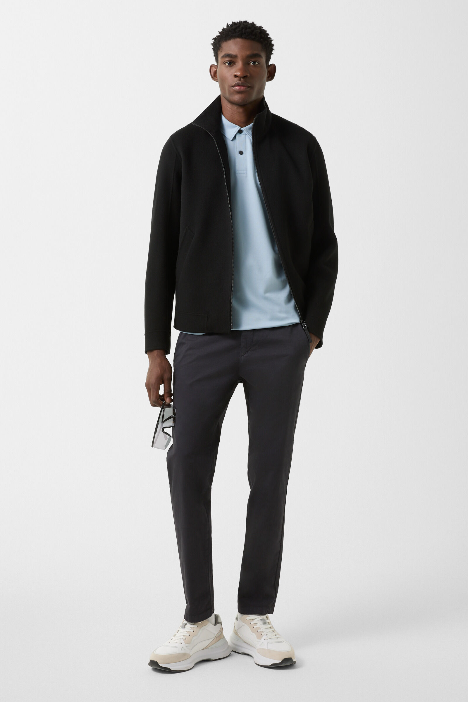 Timo polo shirt Light blue