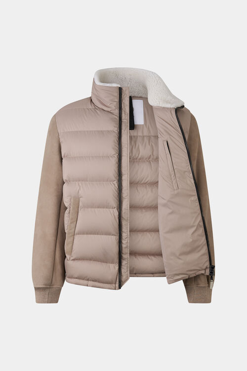 Hybrid-Daunenjacke Aleco Taupe