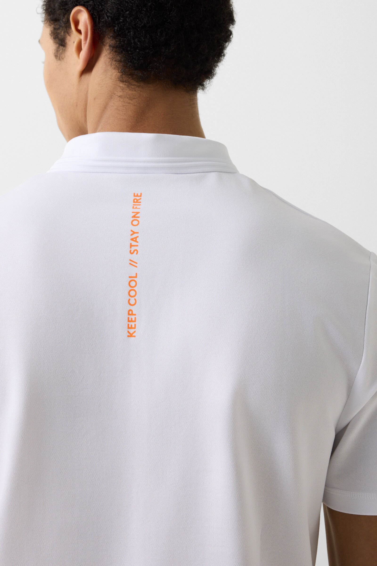 Funktions-Polo-Shirt Mikka Wei&szlig;