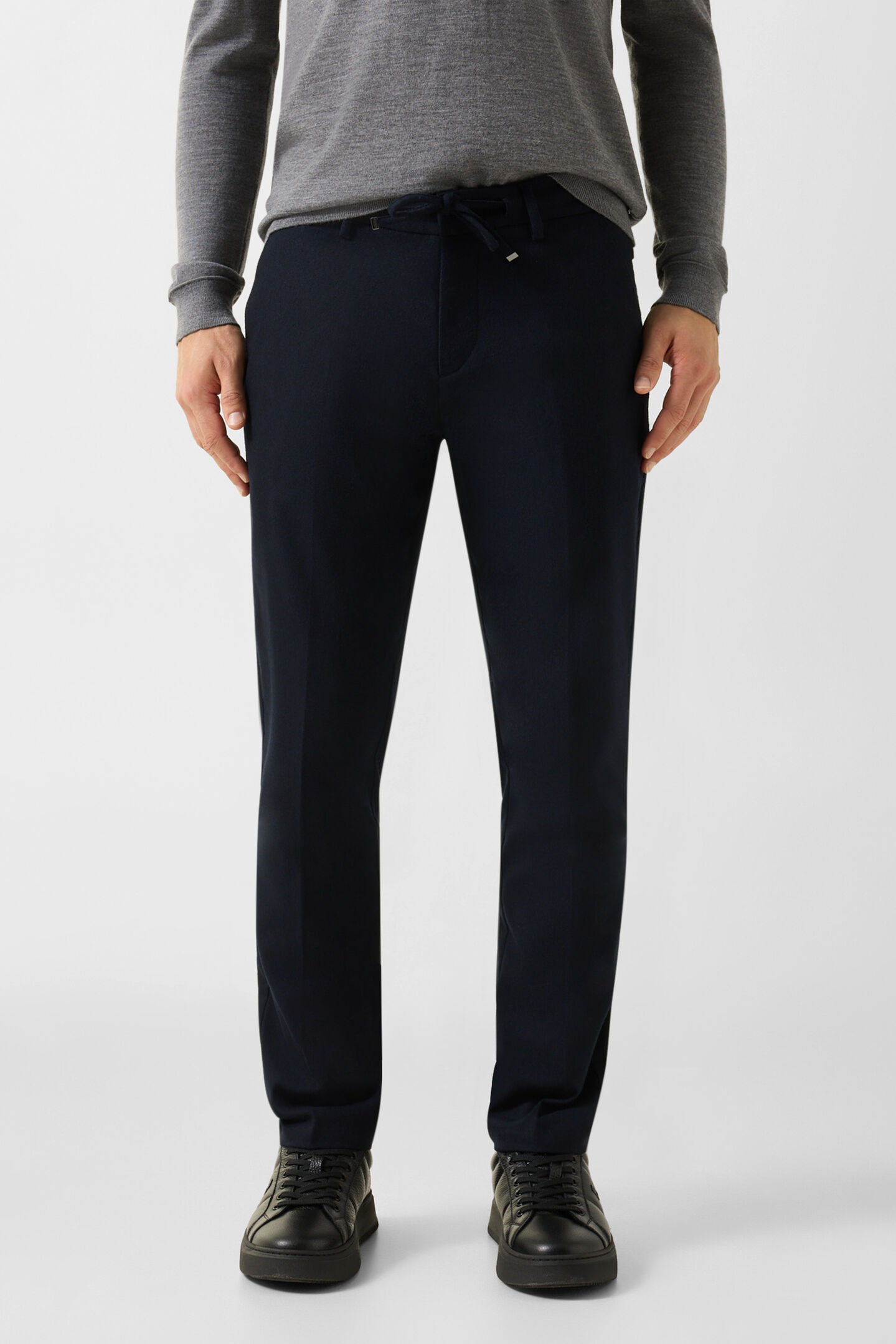 Riley Business wool mix pants Navy