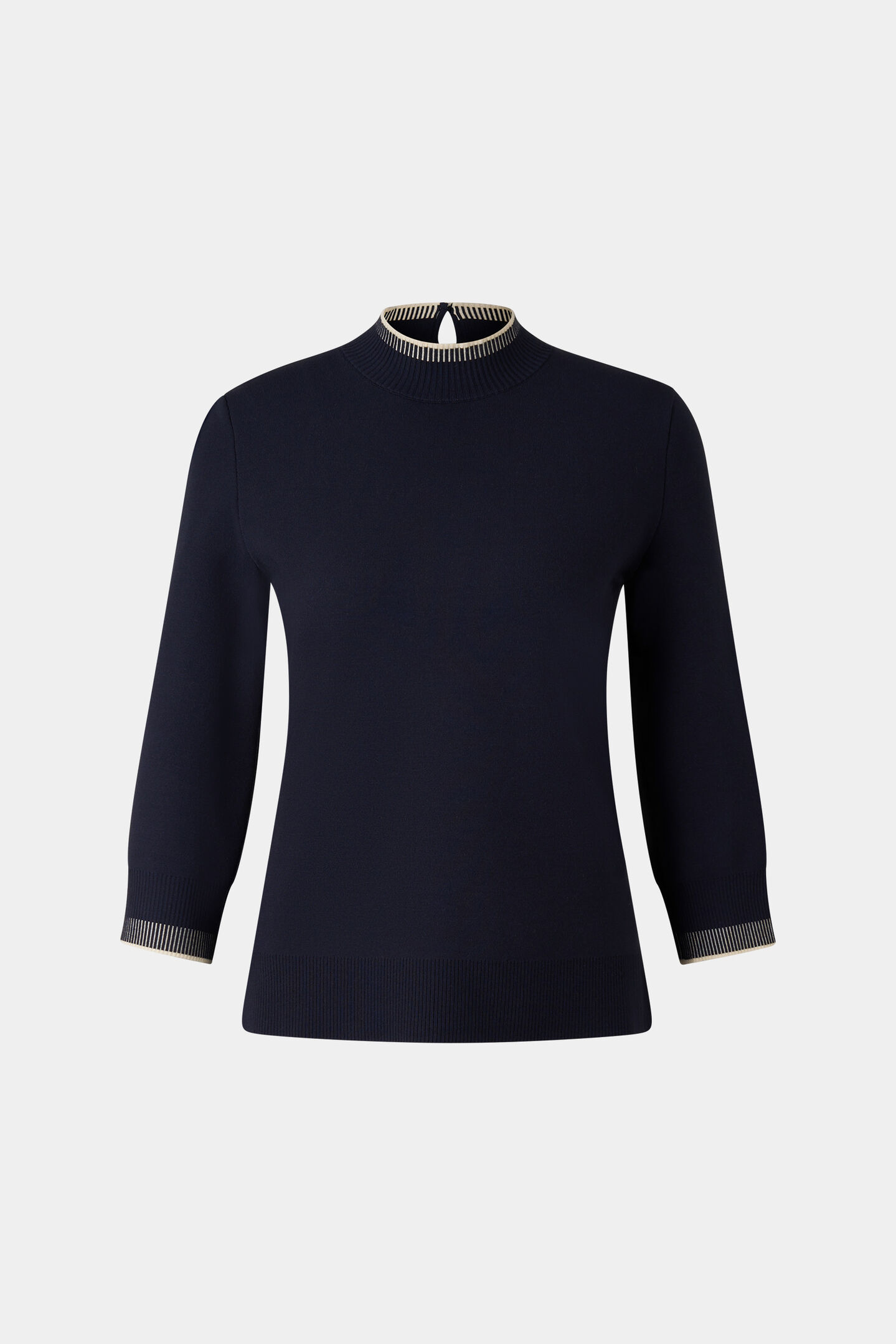 Berrit knitted shirt Navy blue