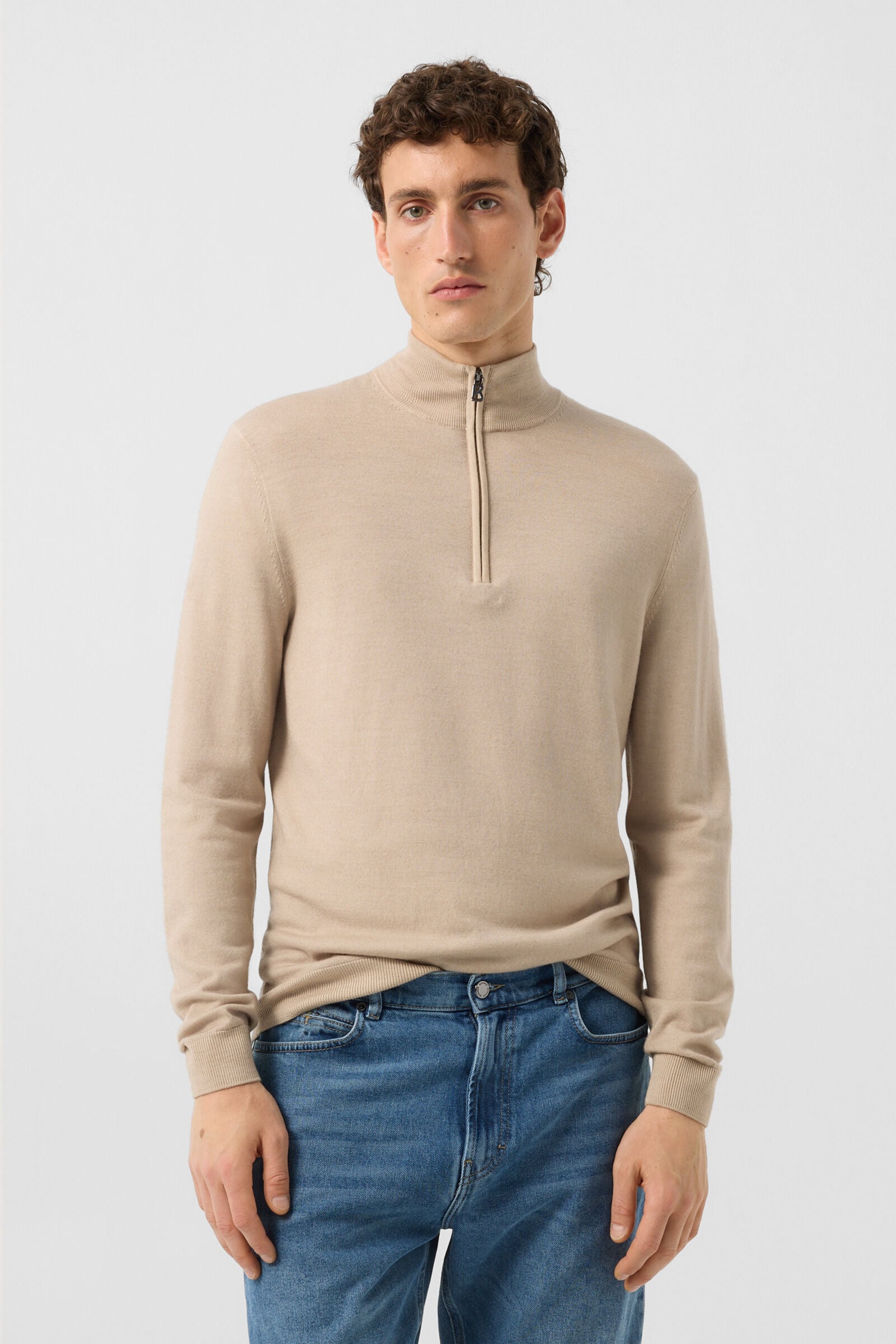 Ouri merino troyer Beige