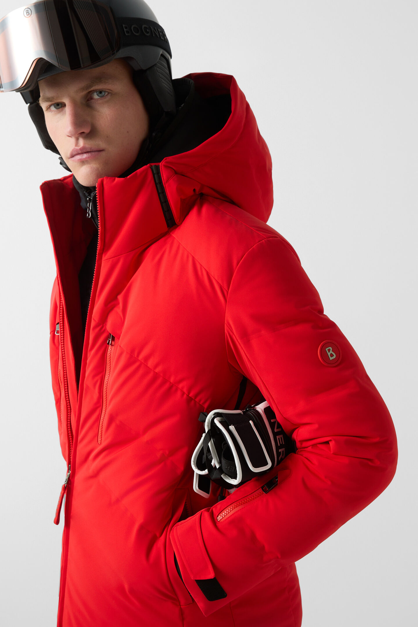 Jervis down ski jacket Red