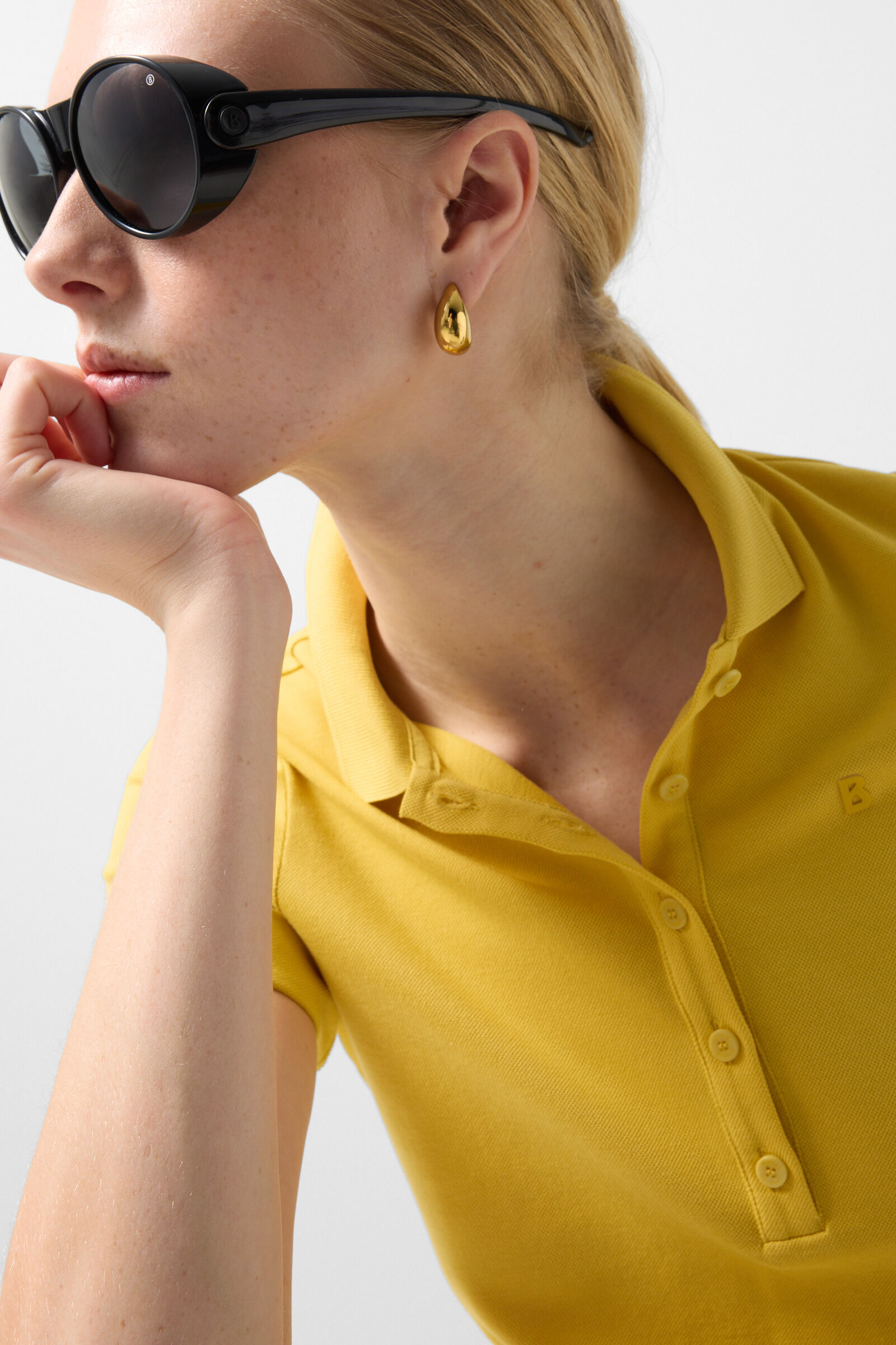 Malika polo shirt Yellow