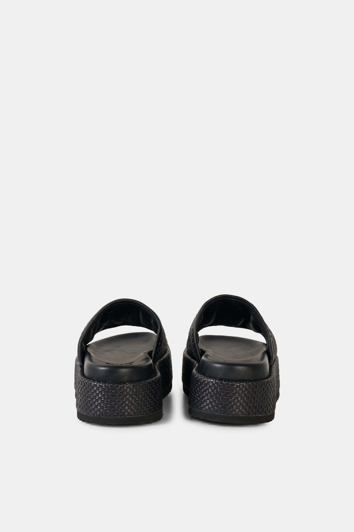Sorrento platform sandals Black