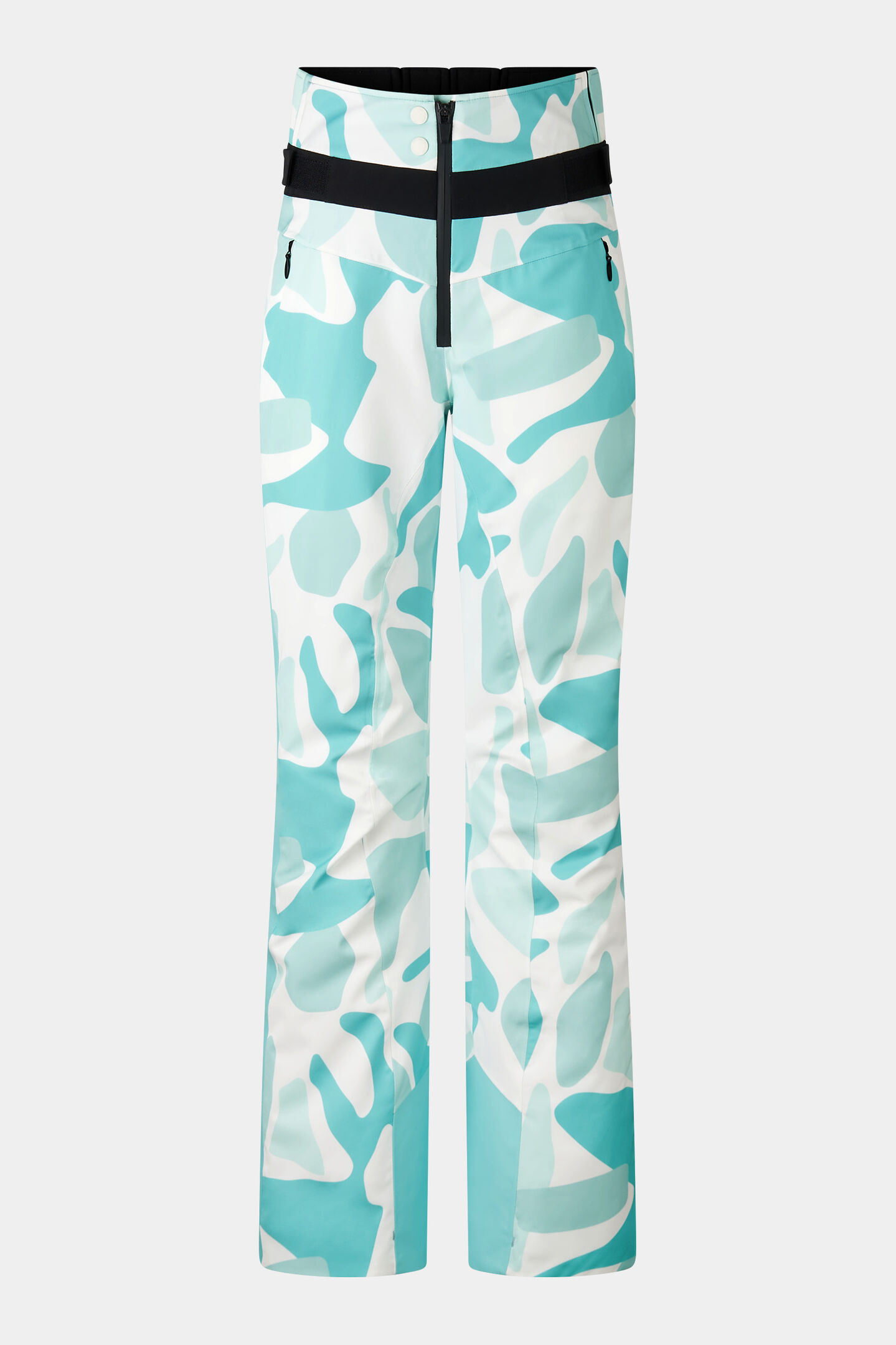 Skihose Borja Eisblau/Weiß