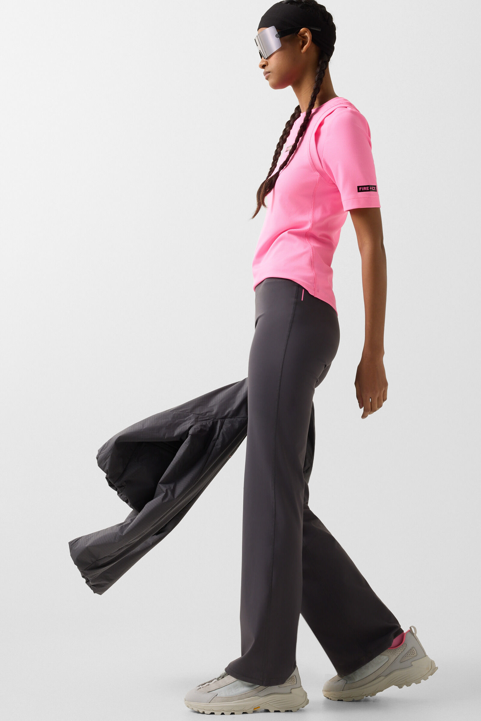 Flared tights Lathi Anthracite