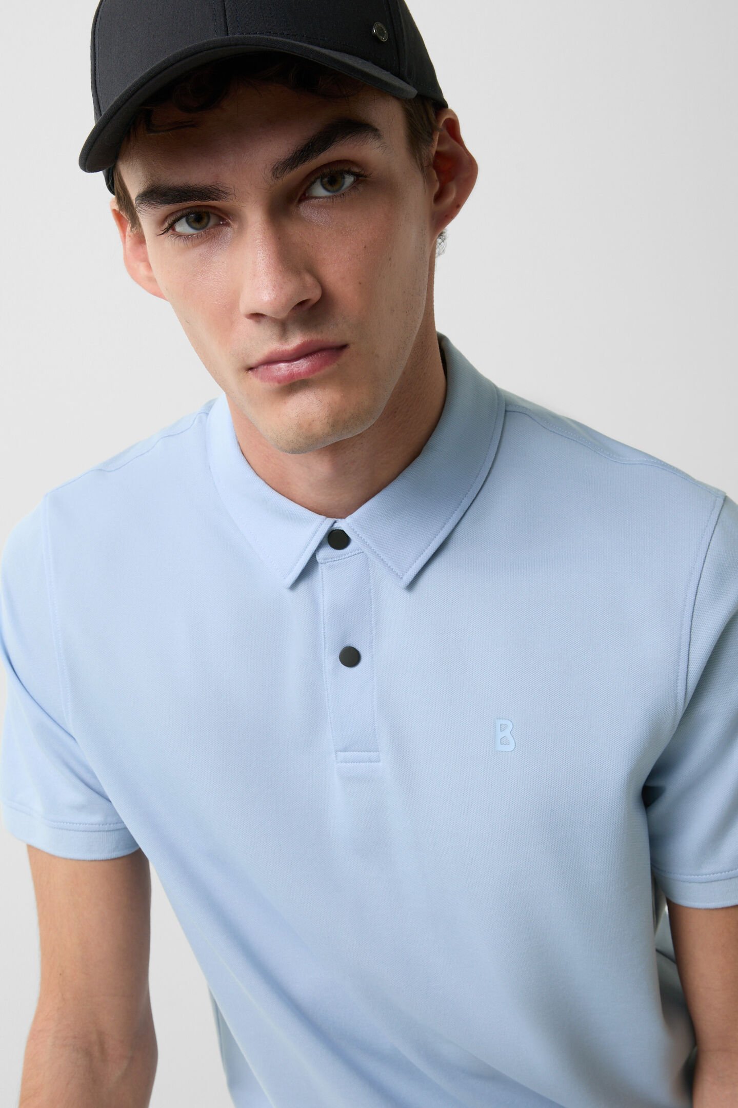 Timo polo shirt Light blue