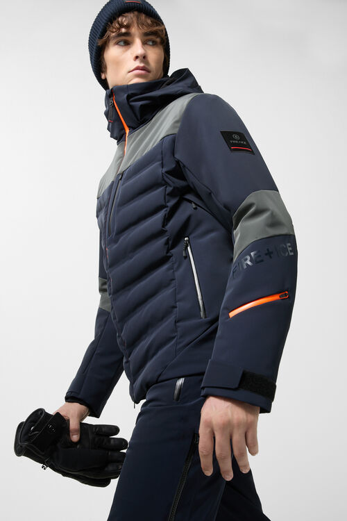 Skijacke Radek Navy-Blau/Grau