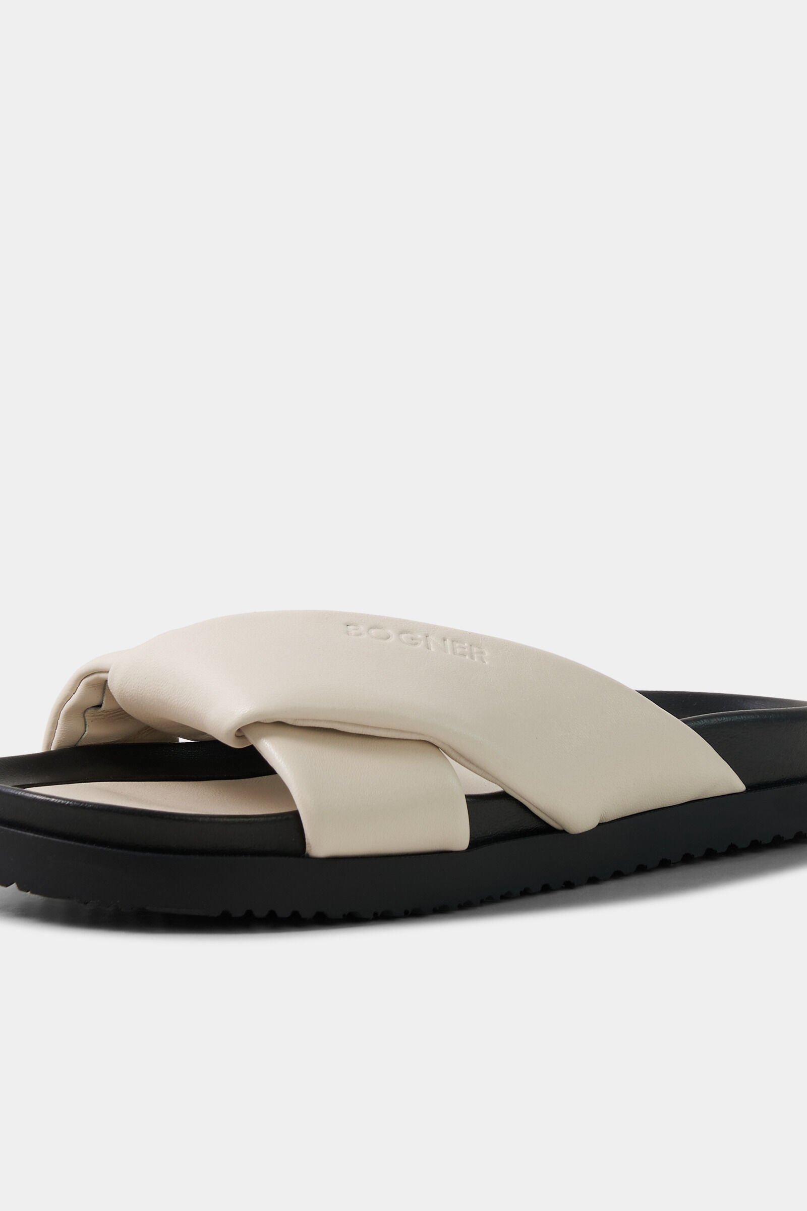 Sandalen Sirolo Creme/Schwarz