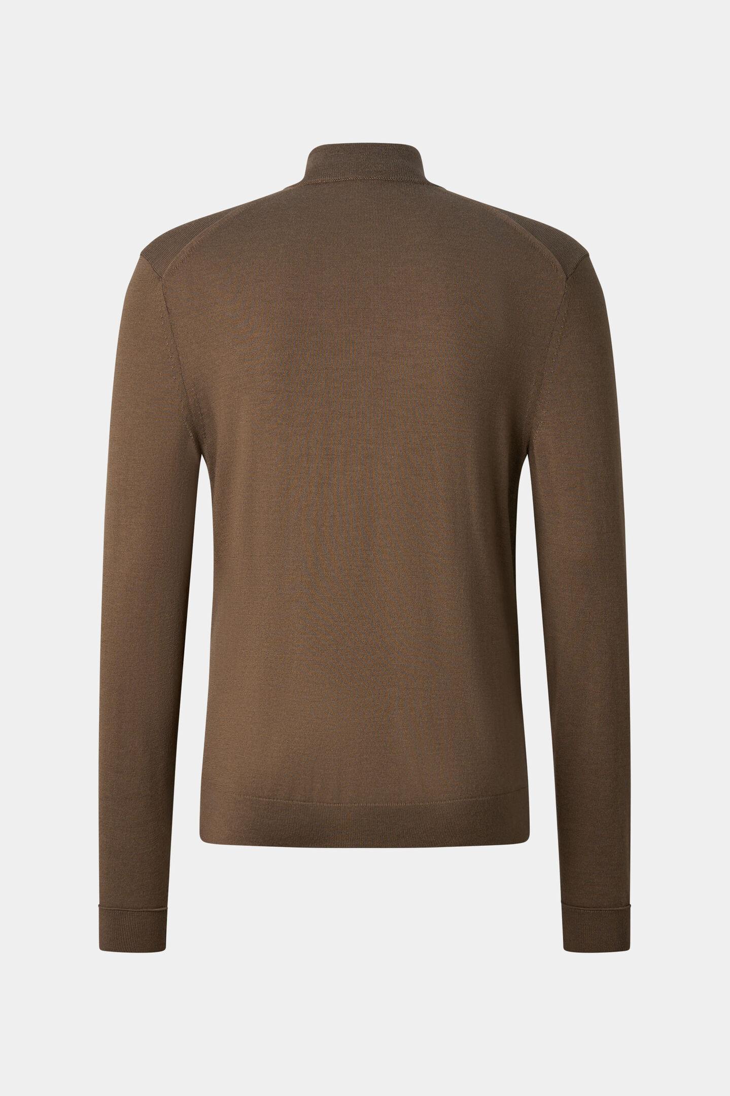 Oscar virgin wool knit jacket Brown