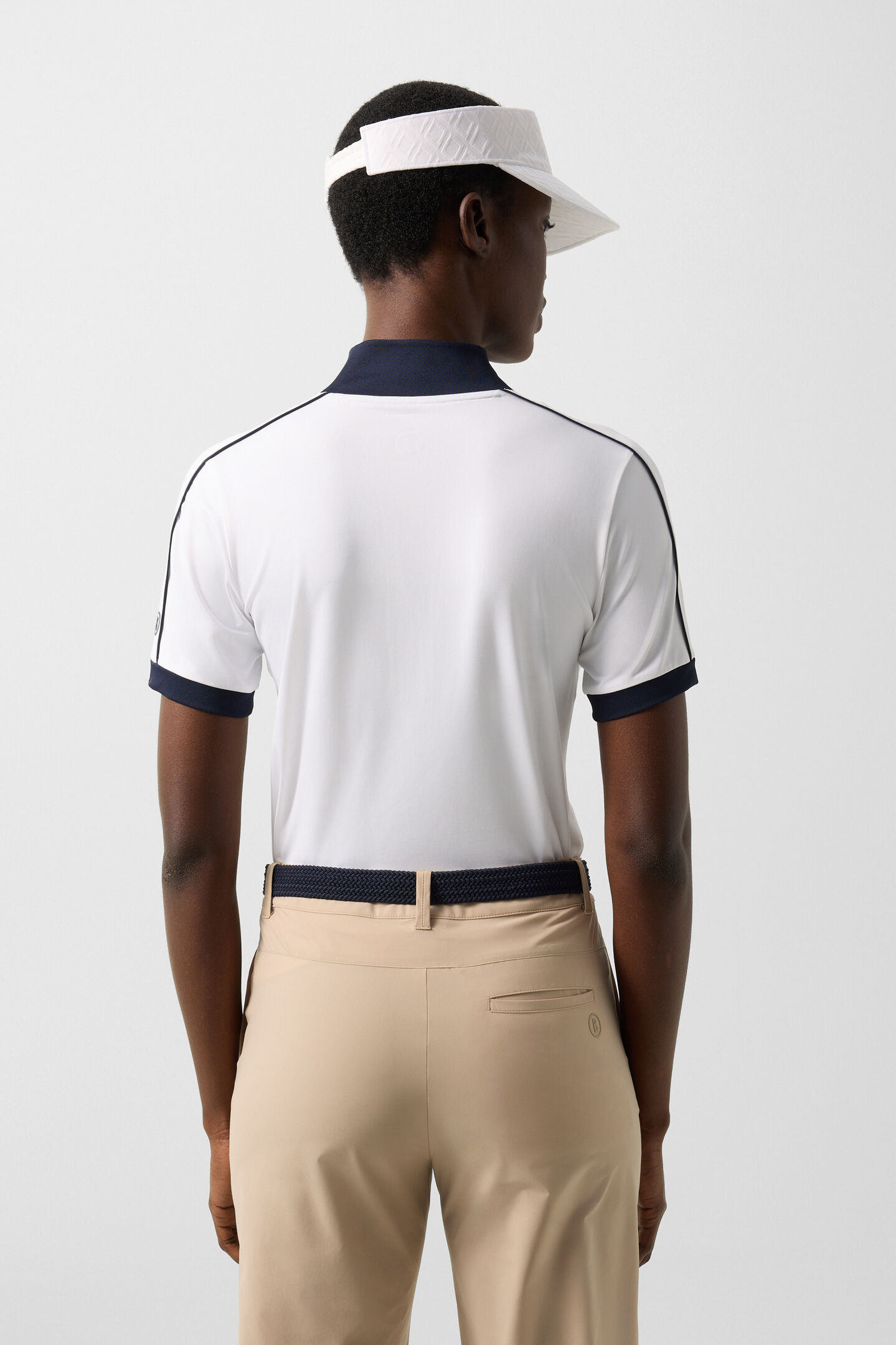 T-shirt fonctionnel Katrina Blanc/bleu marine