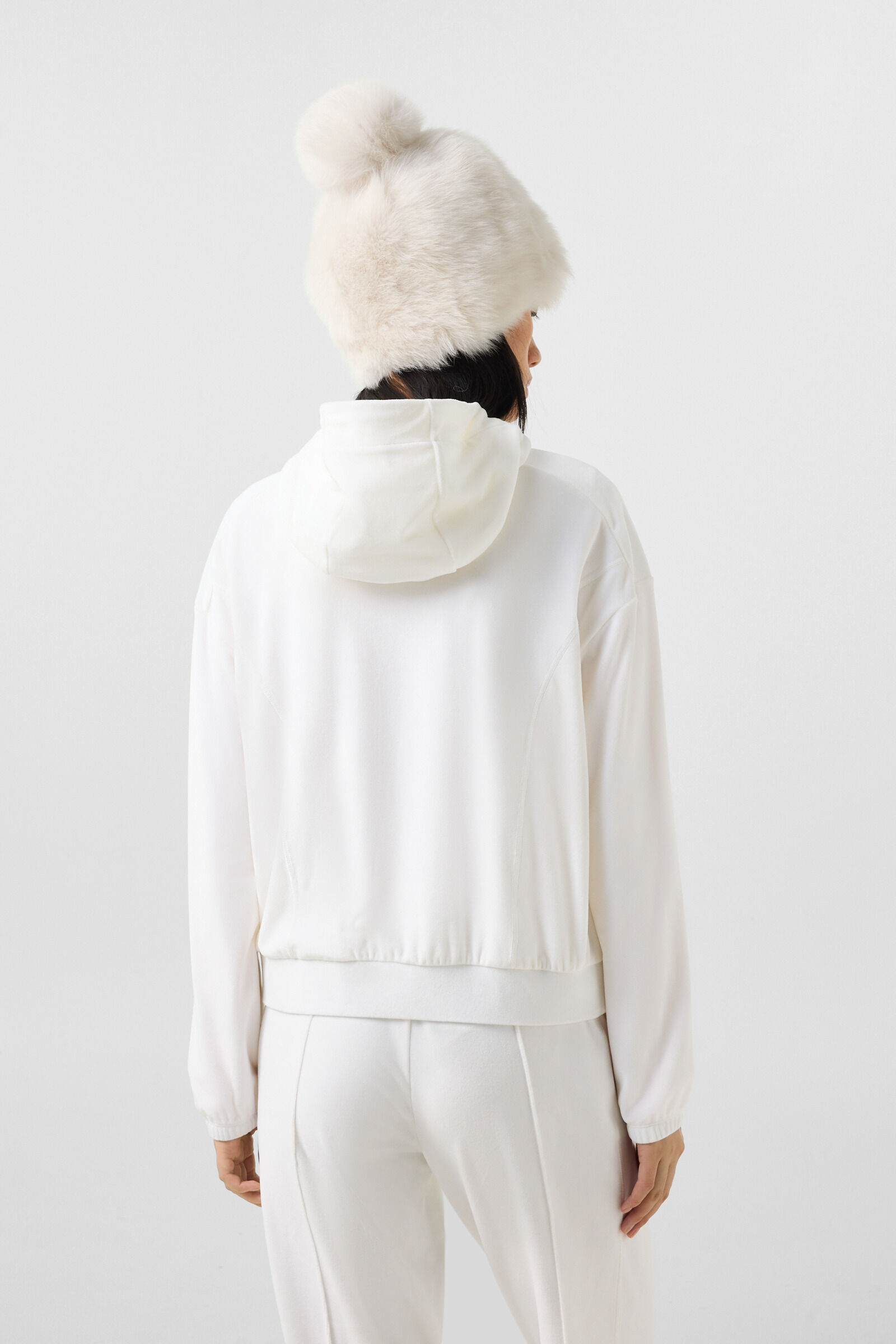 Francine Velvet Jacket Off-White