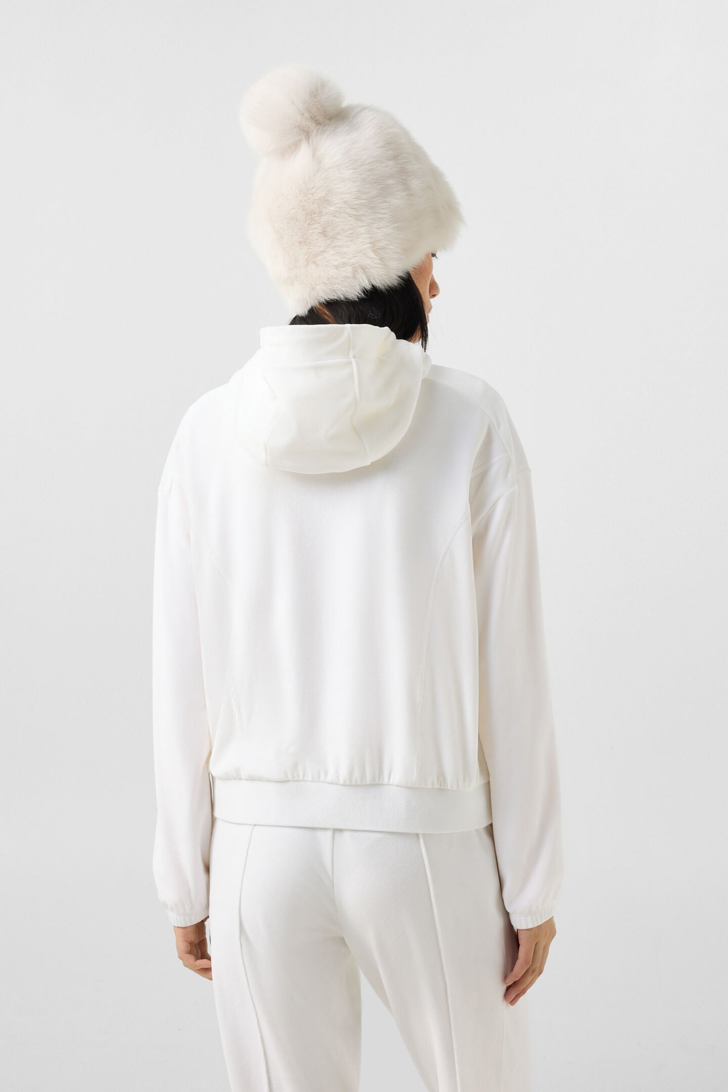 Francine Velvet Jacket Off-White