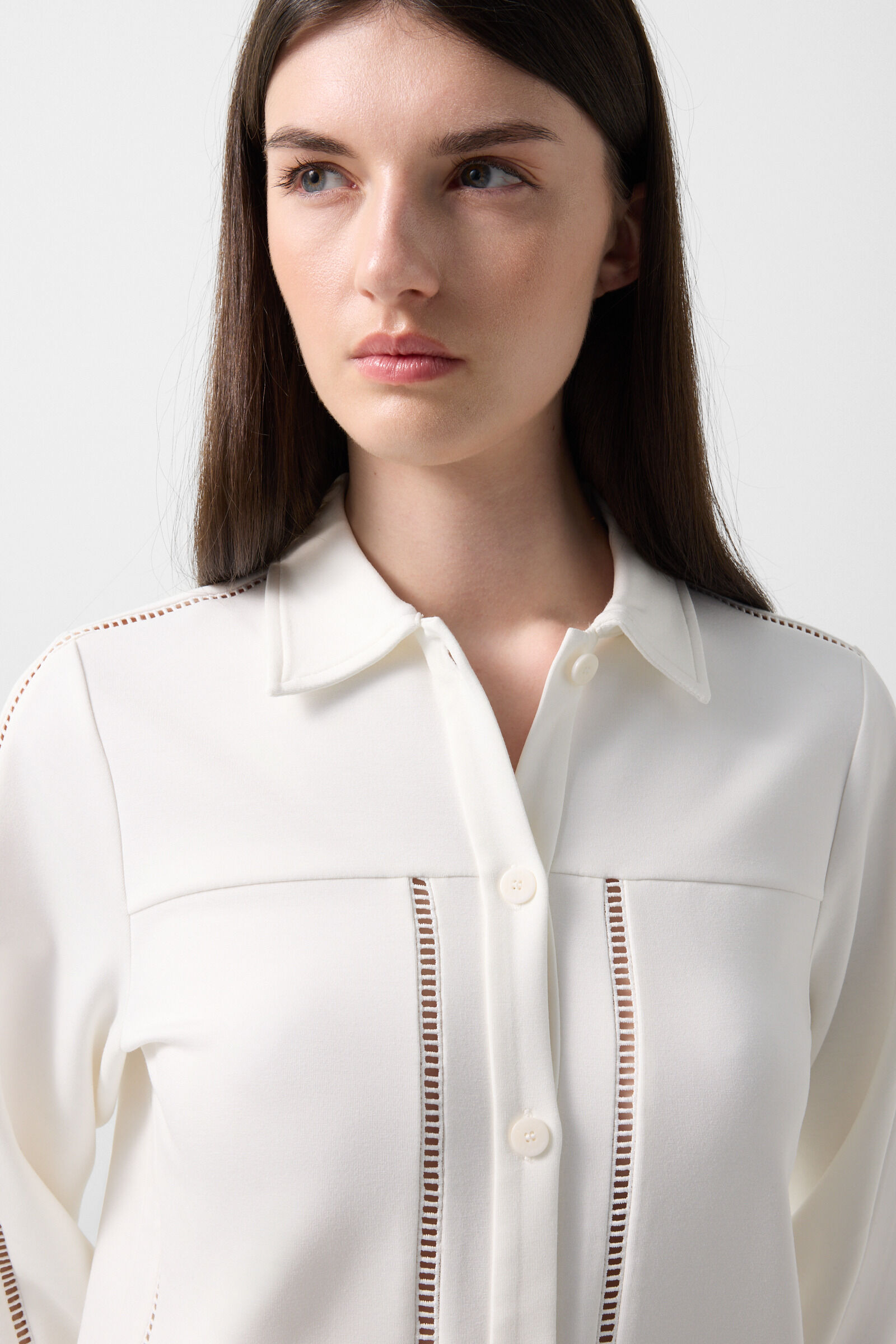 Raquel jersey overshirt Off-White