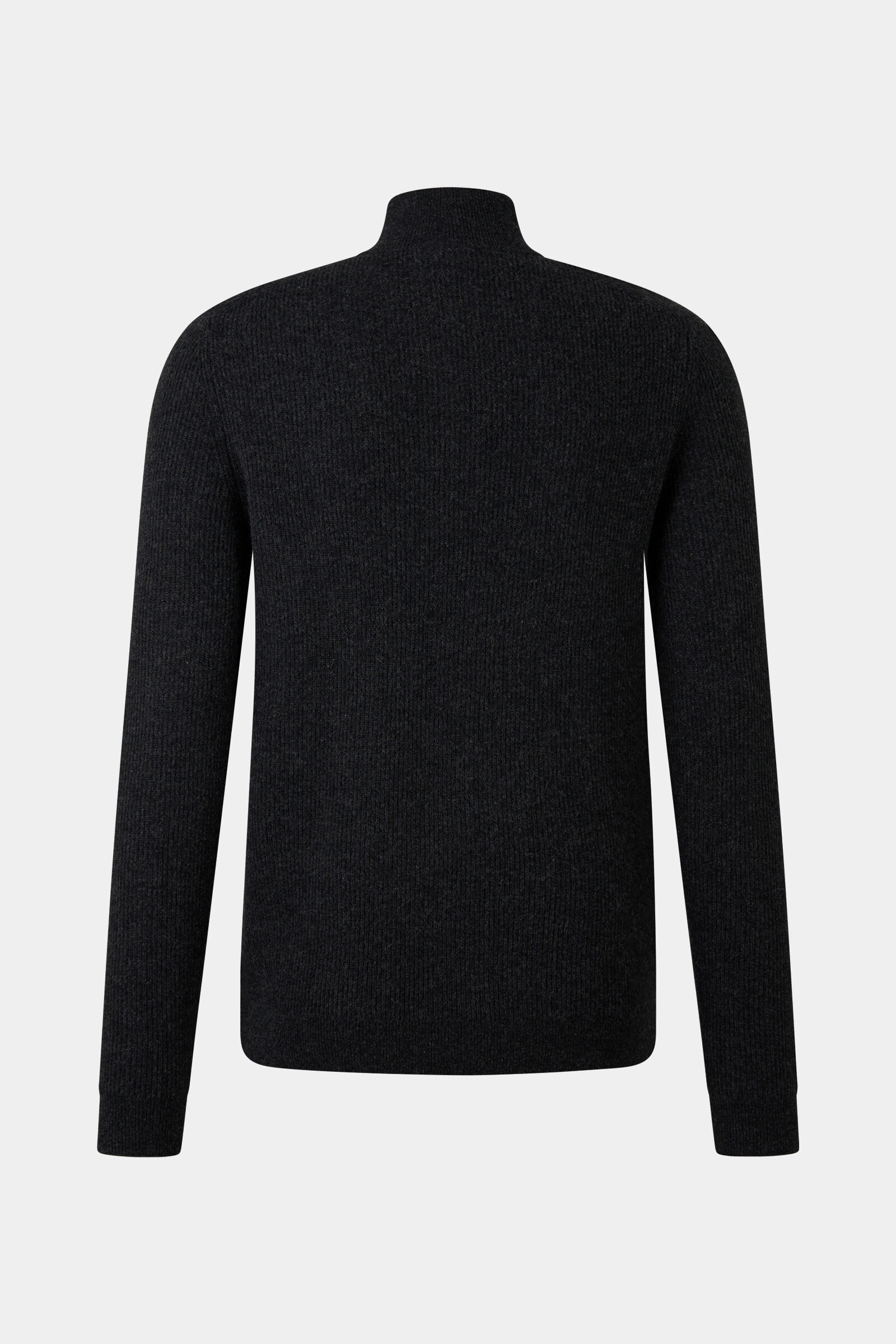 Pure new wool cashmere troyer Derek Anthracite