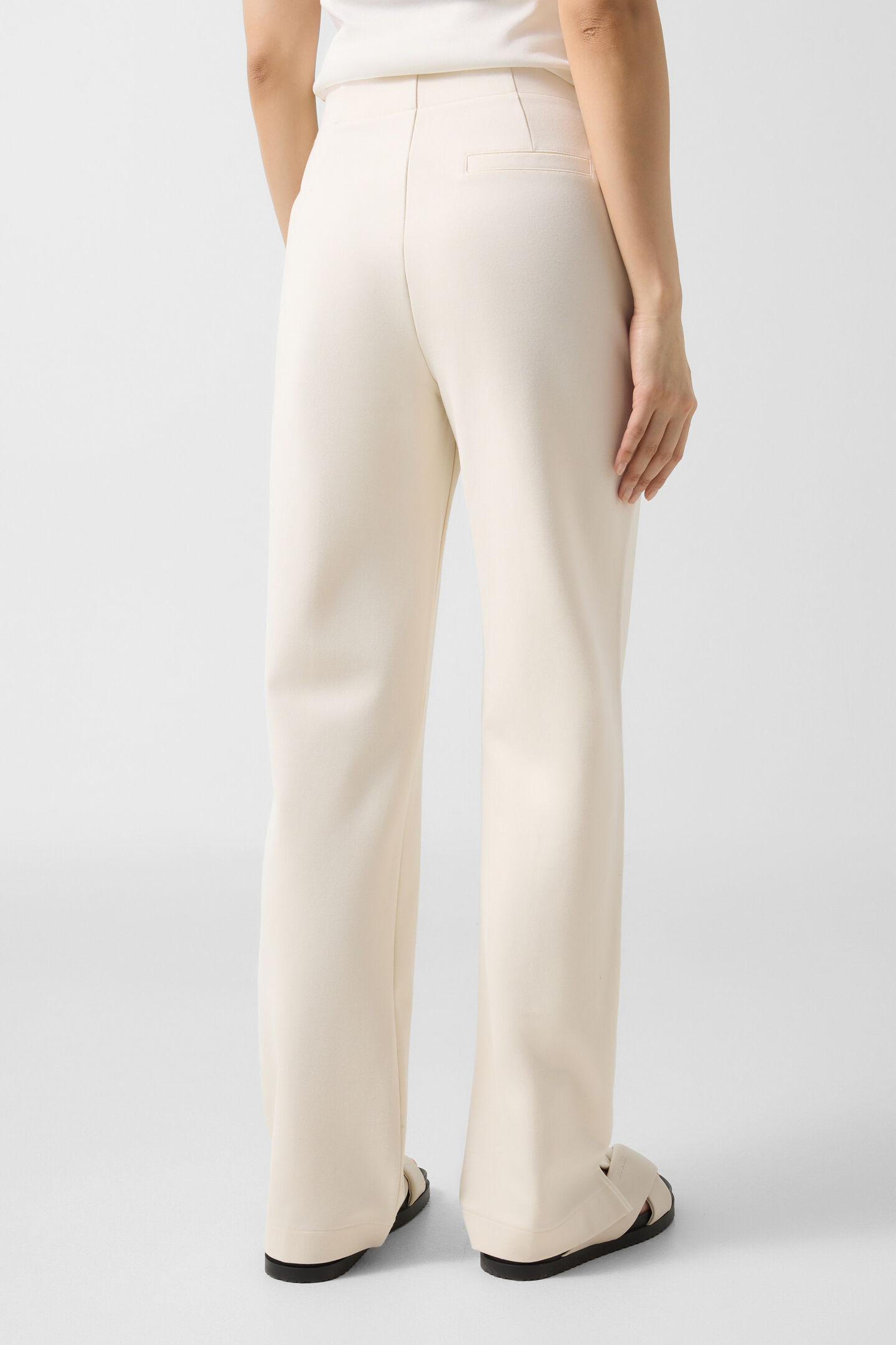 Penny jersey trousers Cream