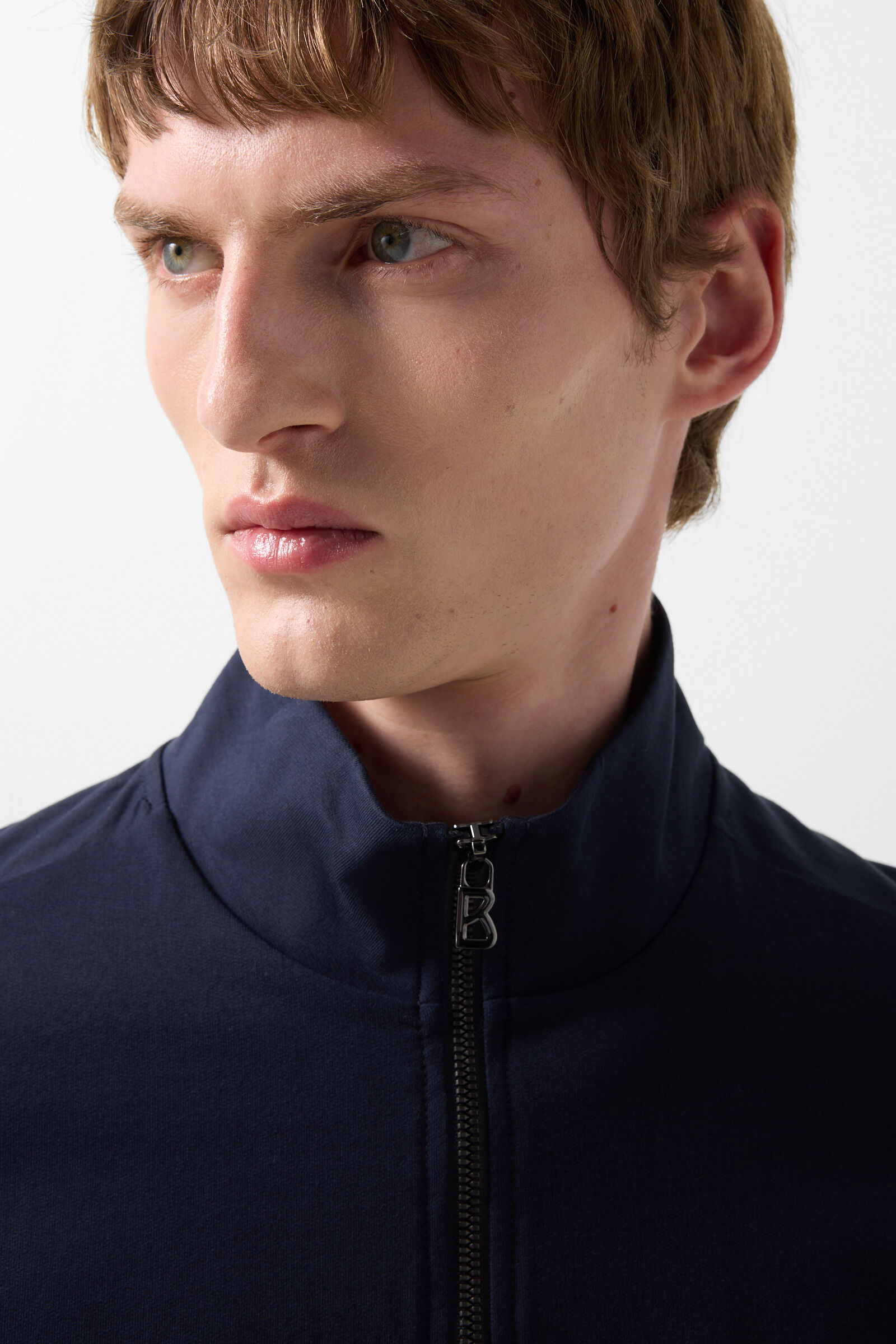 Rupert jersey jacket Navy blue