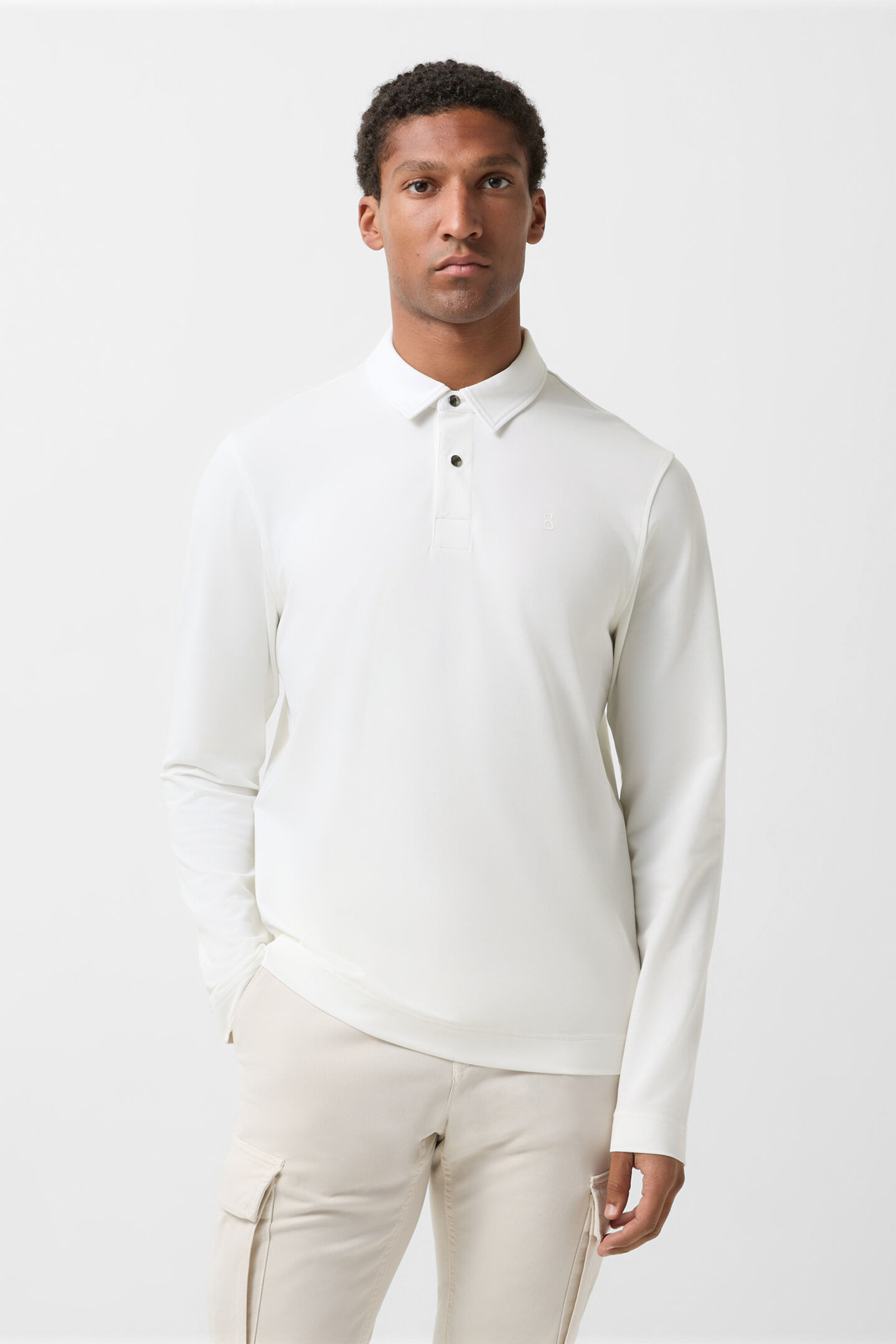 Timon polo long-sleeved top Off-White