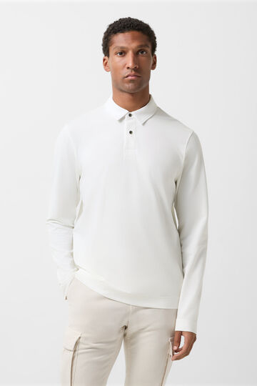 Polo-Longsleeve Timon Off-White Polo-Longsleeve Timon Off-White