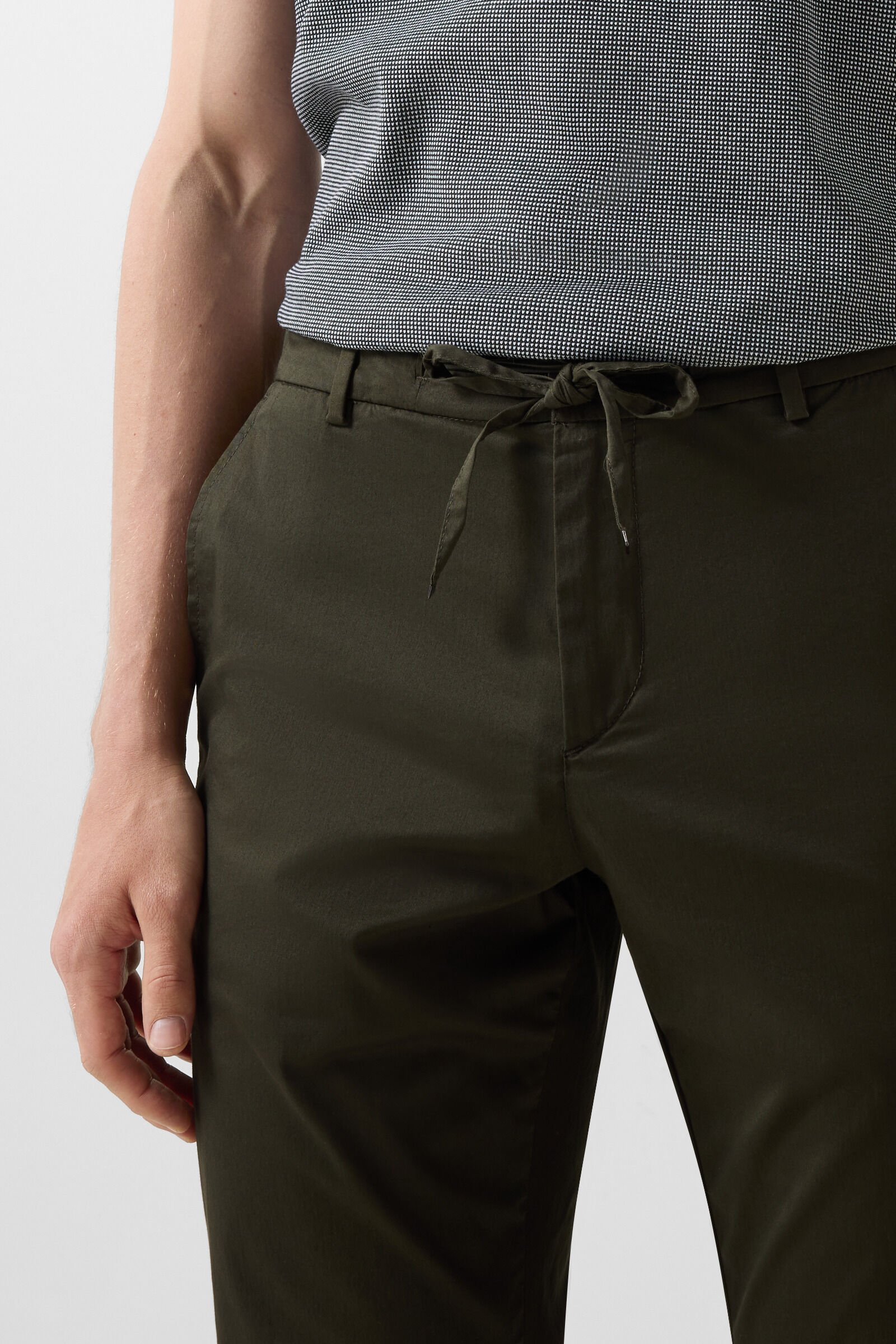 Chinos Riley Business Olive green