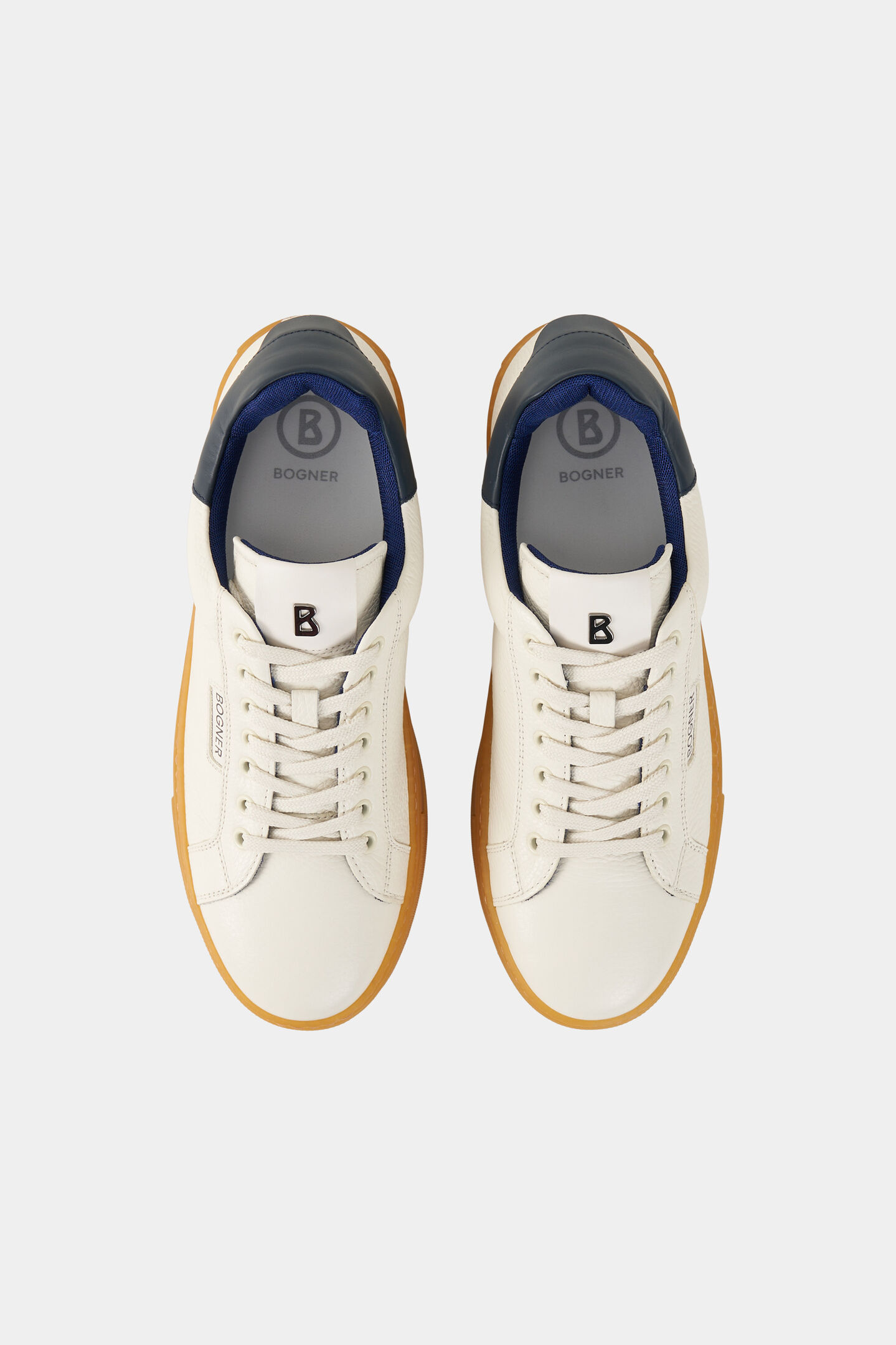 Sneaker Rome Beige/Navy-Blau