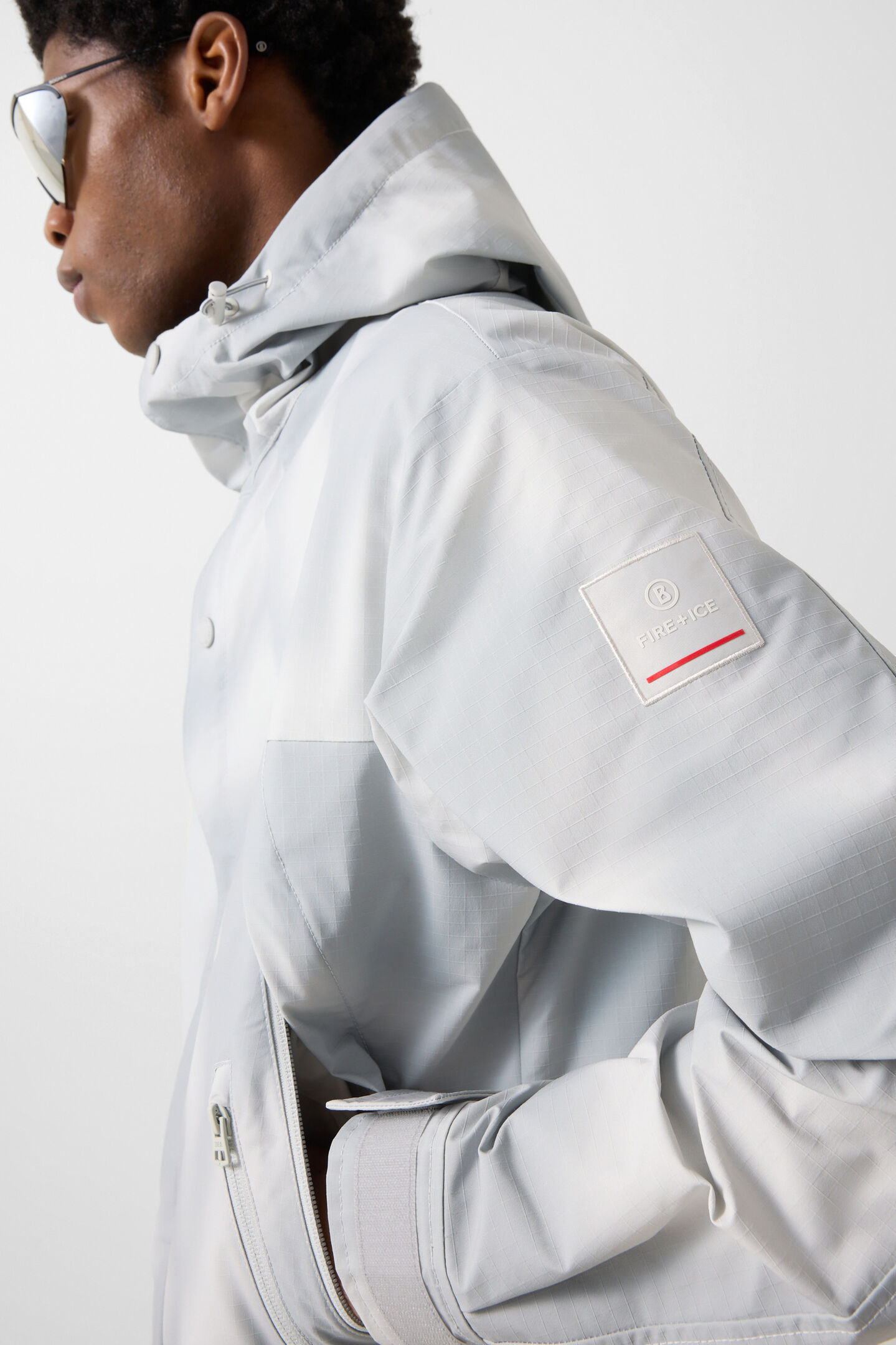 Lior functional jacket Light grey/off-white