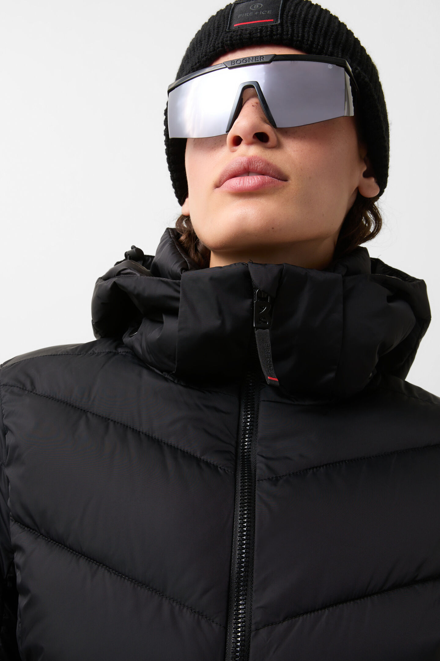 Saelly quilted jacket Black