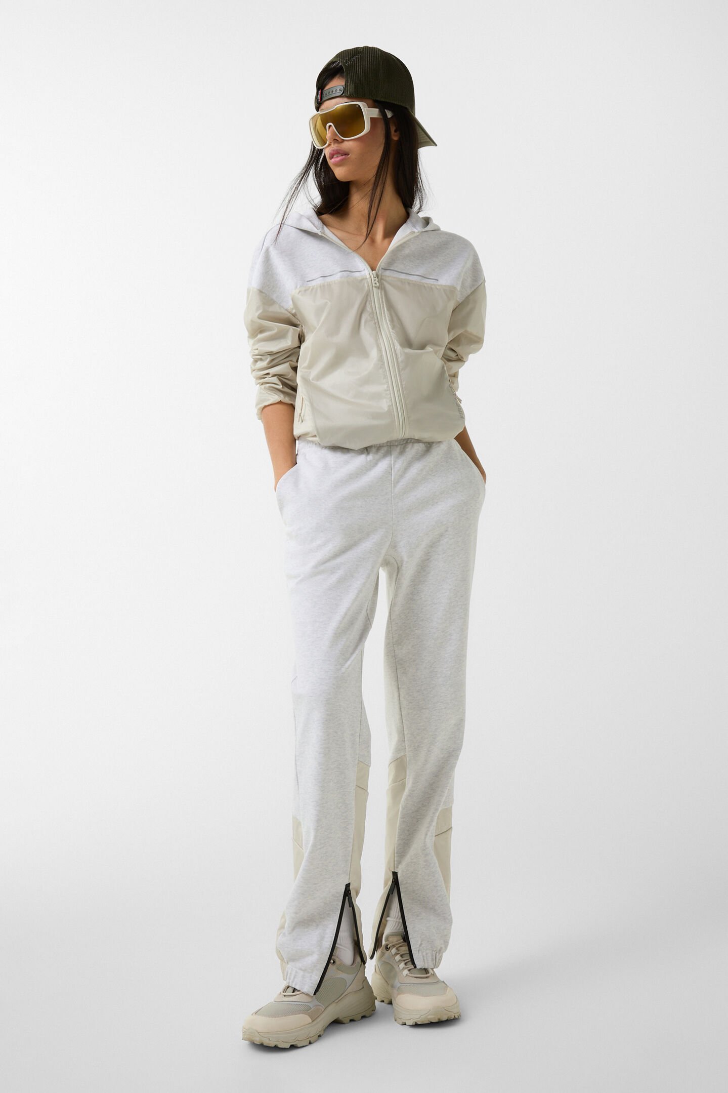 Joggers Blanche Light grey/sand