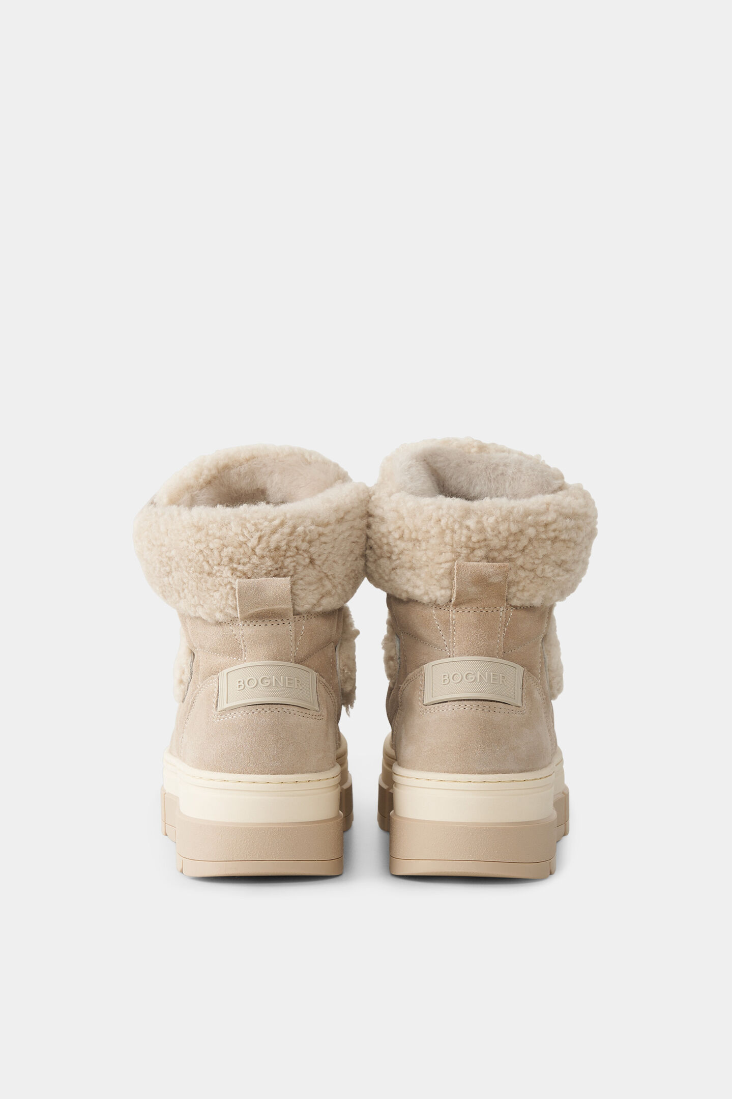 Mid boots Vaduz with spikes Beige