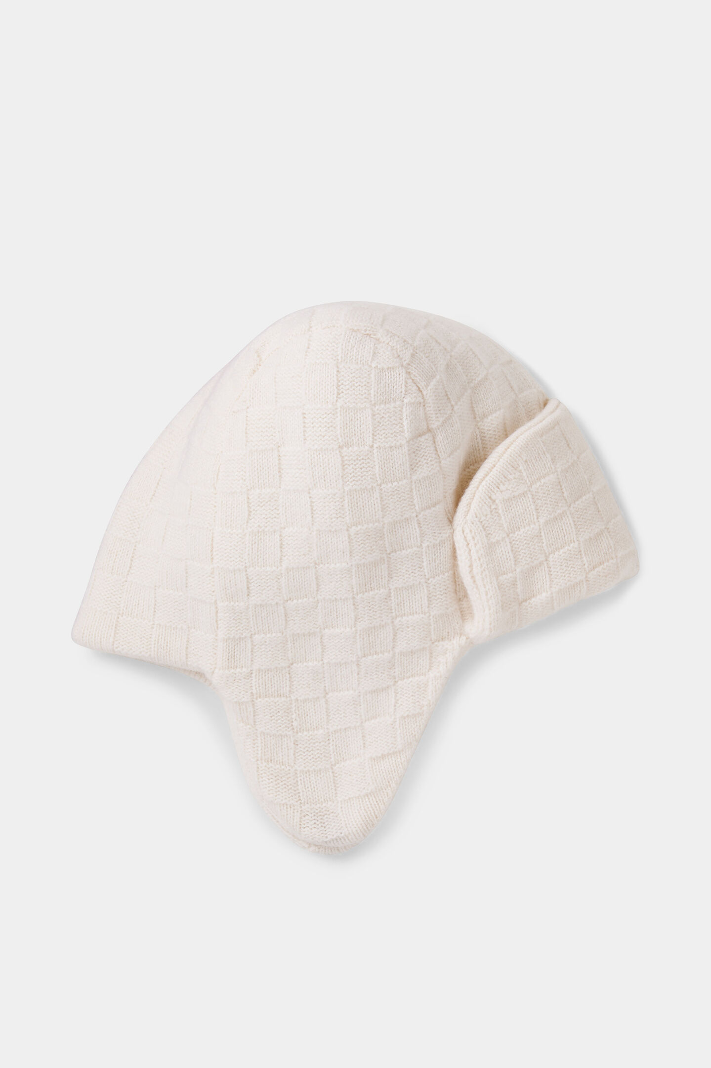 Schurwoll-Fliegermütze Madison Creme