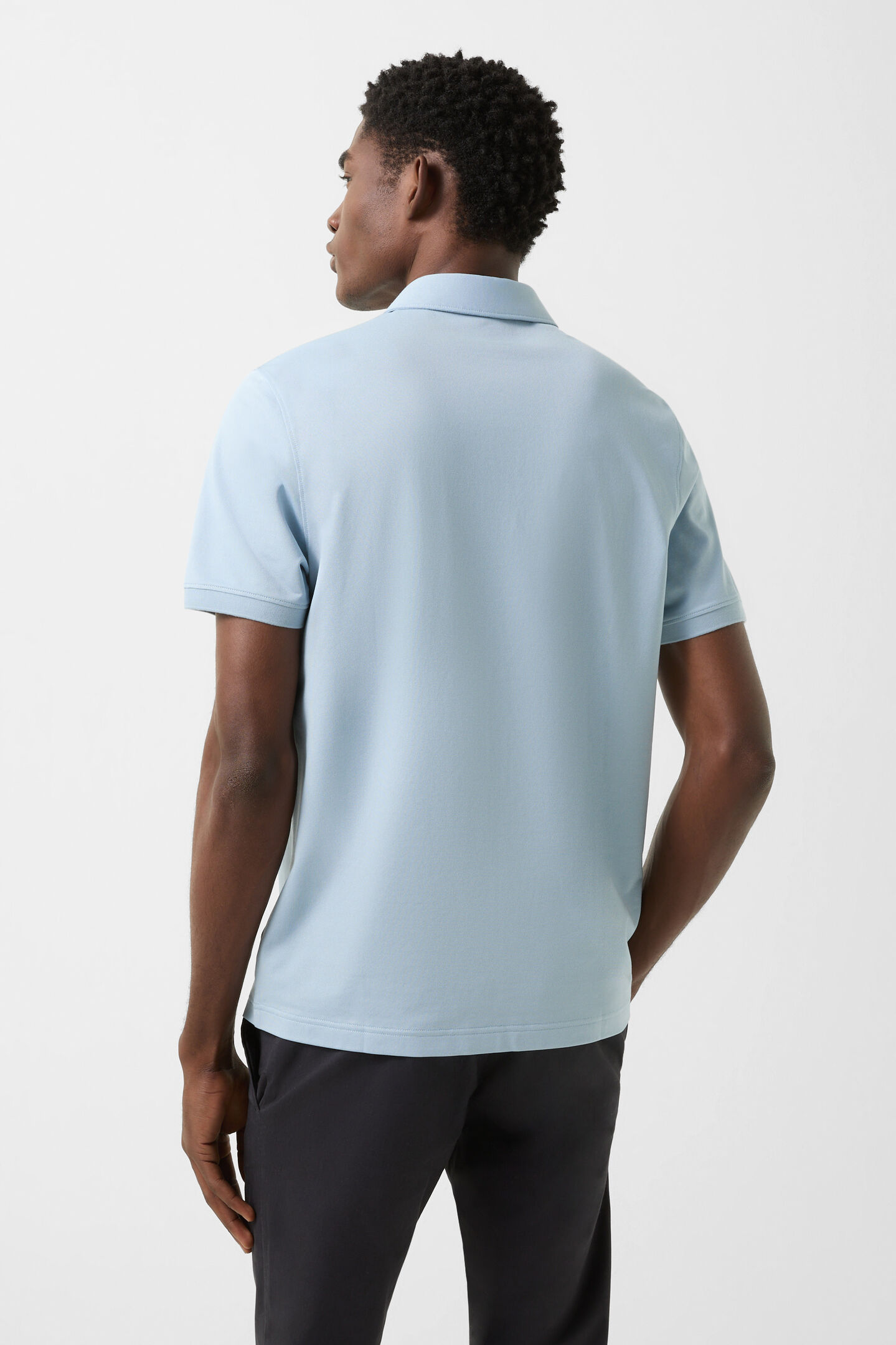 Timo polo shirt Light blue