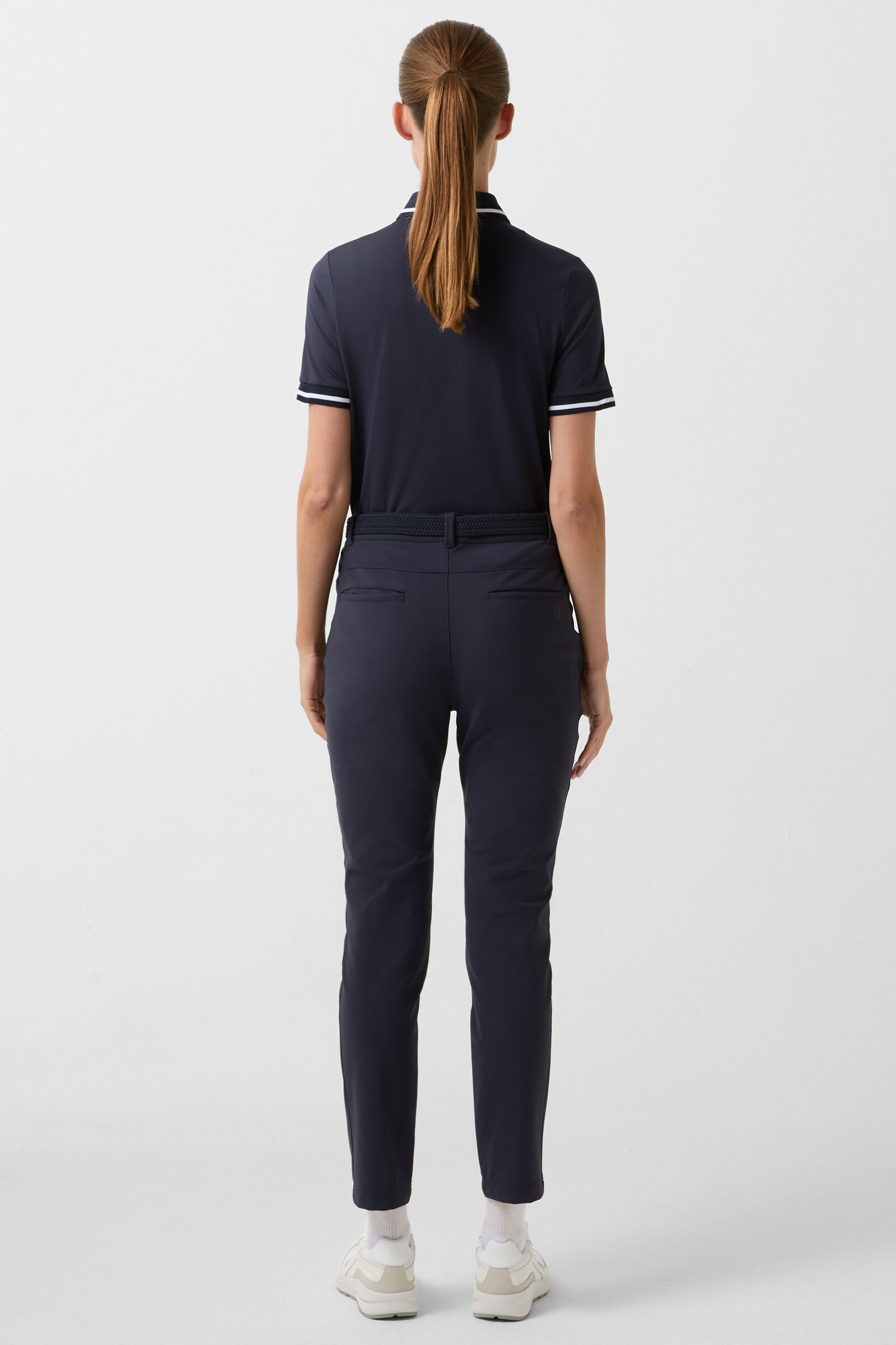 Caylee functional short-sleeved top Navy blue