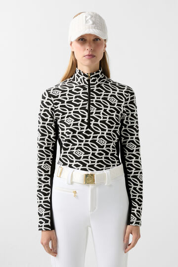 Jacquard first layer Jasmina Black/white Jacquard first layer Jasmina Black/white