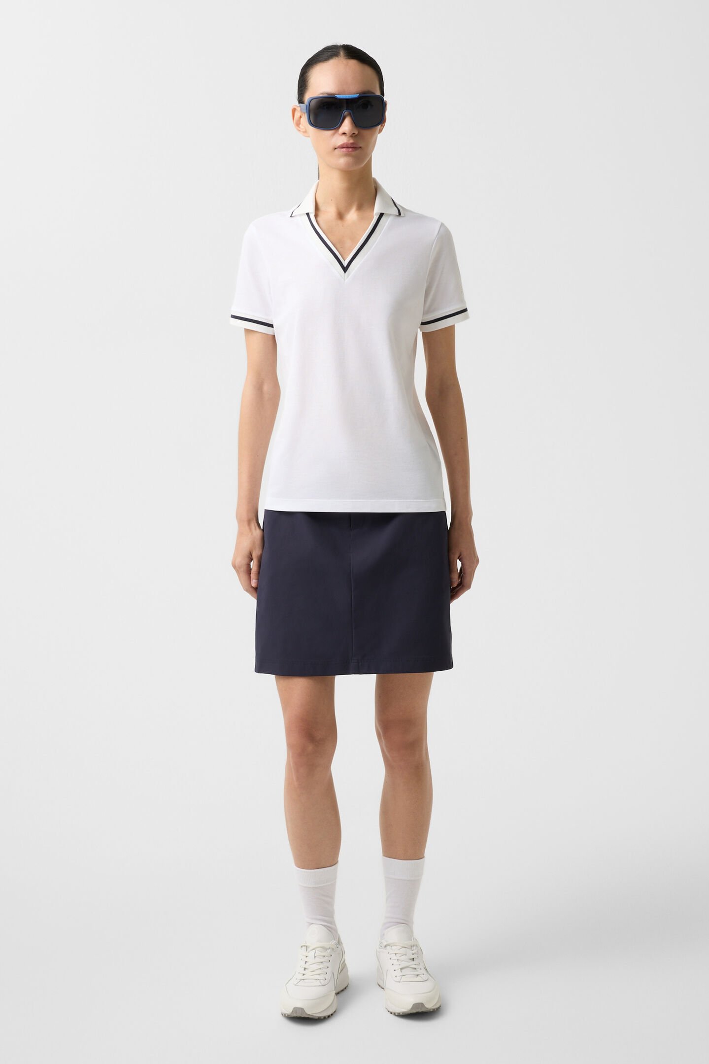 Lydia functional short-sleeved top Off-White